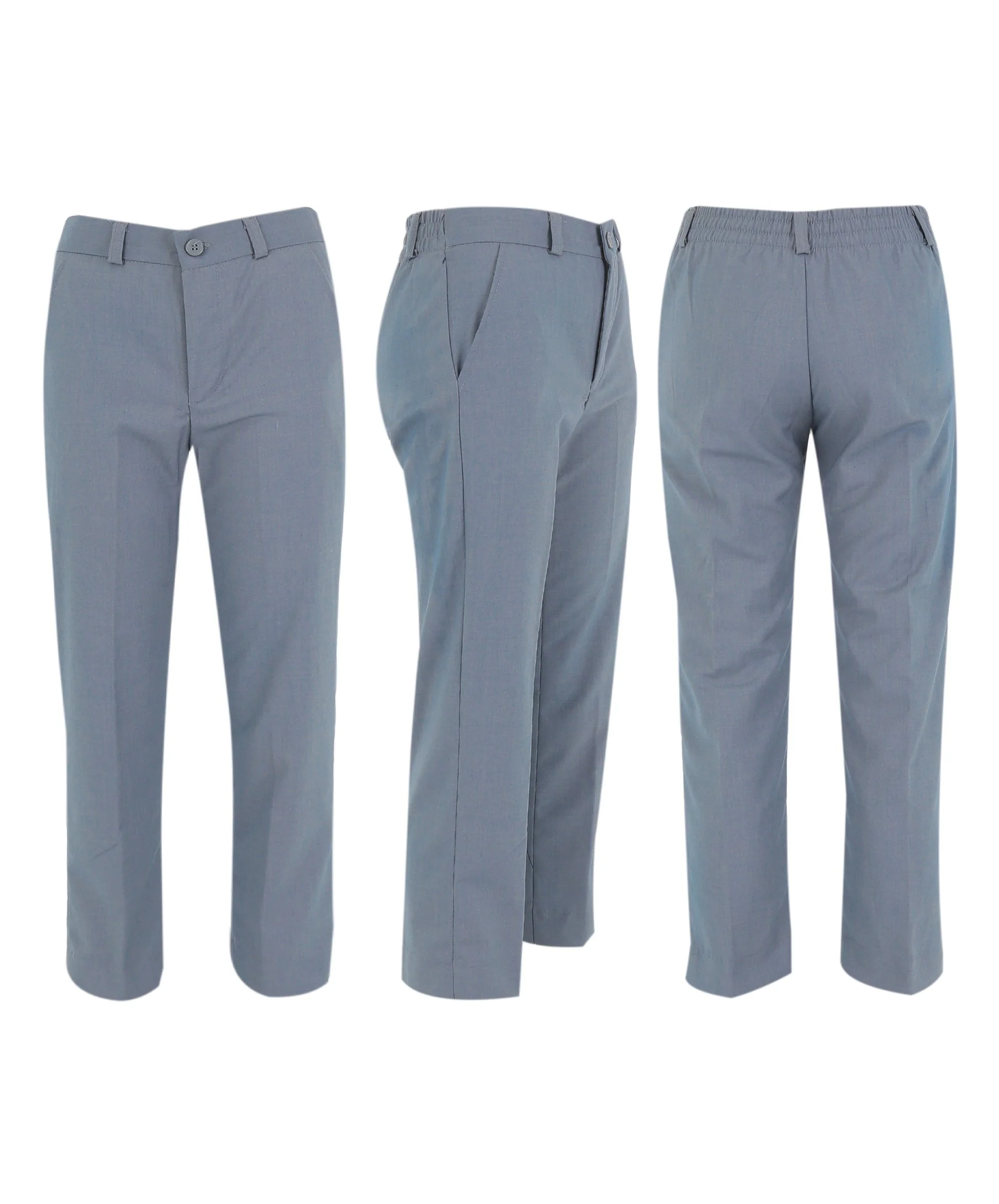 Boys Summer Waistcoat Suit 4 PC Set - Grey - Image 5