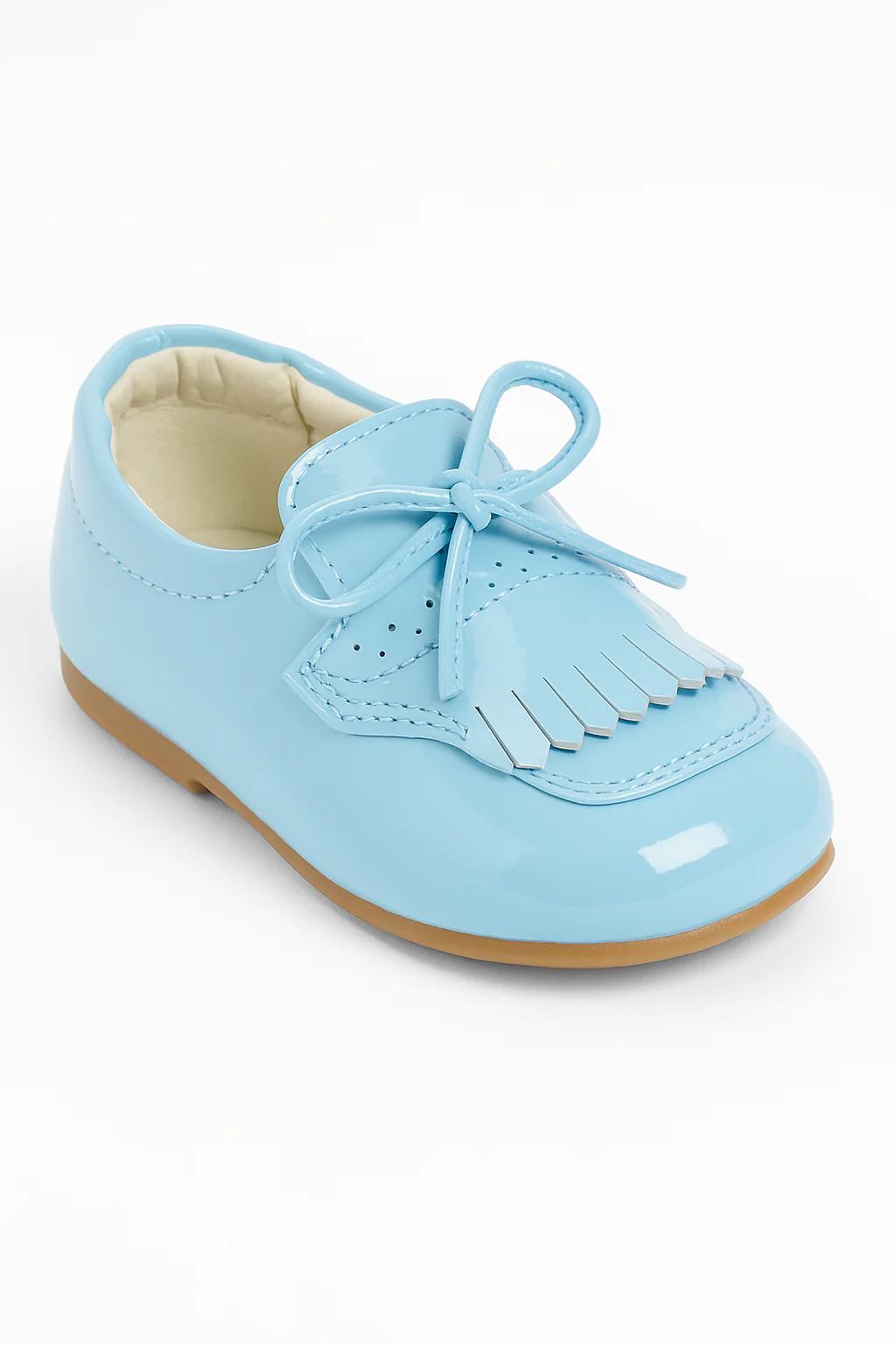 Baby Boys Pre- walker Patent Loafer - ADAM - Blue