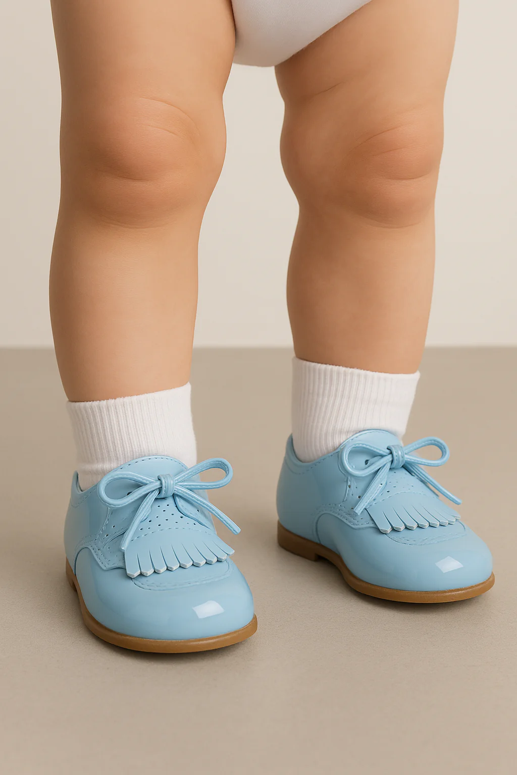 Baby Boys Pre- walker Patent Loafer - ADAM - Blue - Image 6