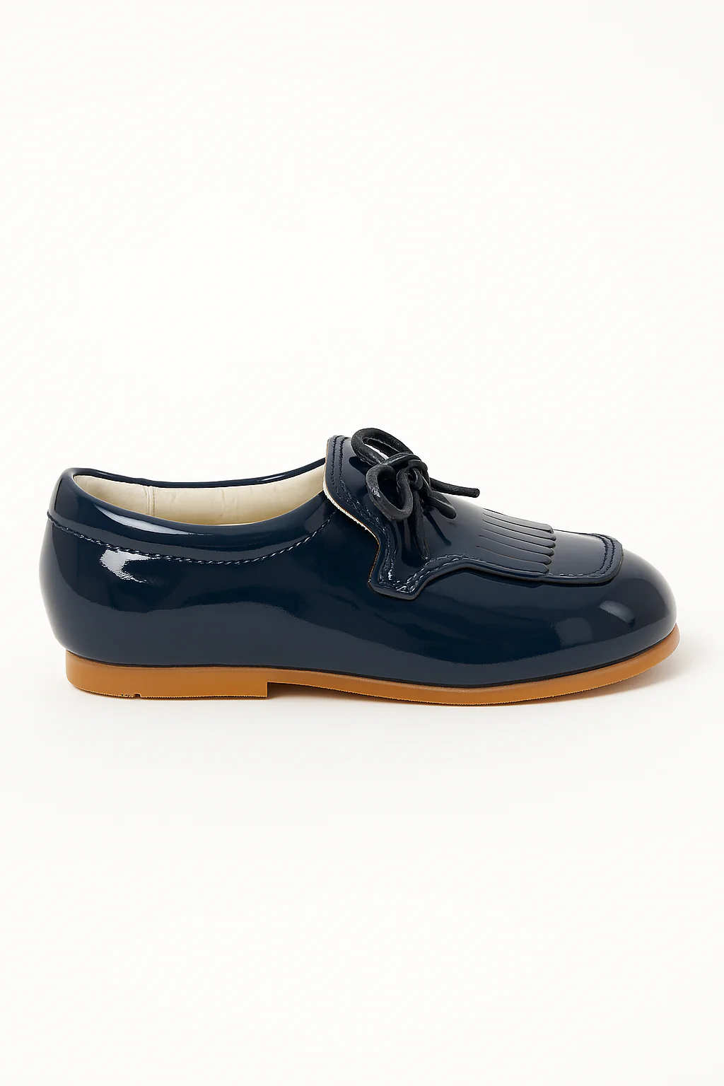 Baby Boys Pre- walker Patent Loafer - ADAM - Navy Blue - Image 4