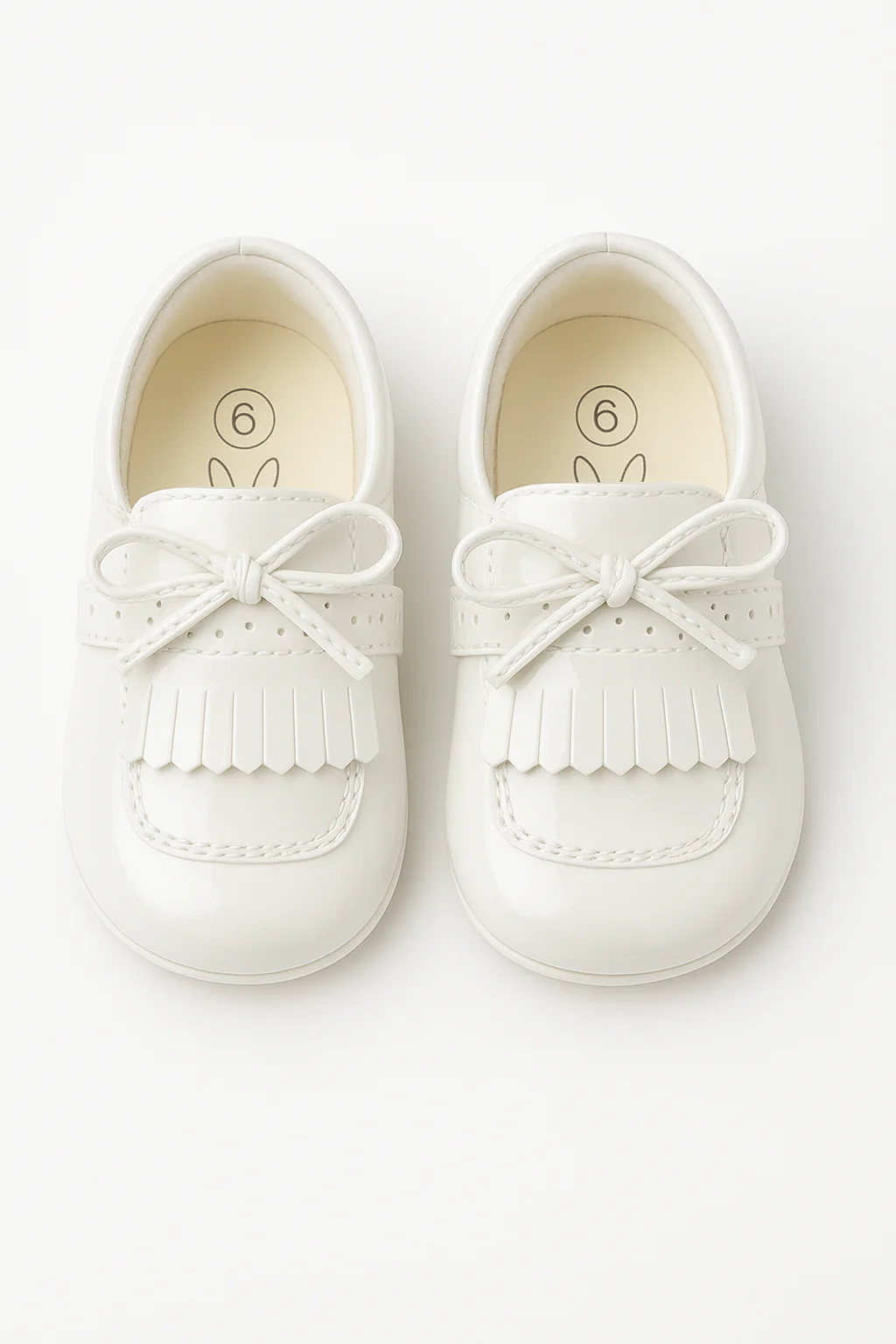 Baby Boys Pre- walker Patent Loafer - ADAM - White - Image 2