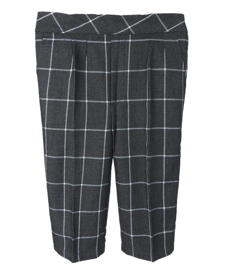 Baby Boys Vintage Windowpane Check Suit Set - Charcoal Grey - Image 9