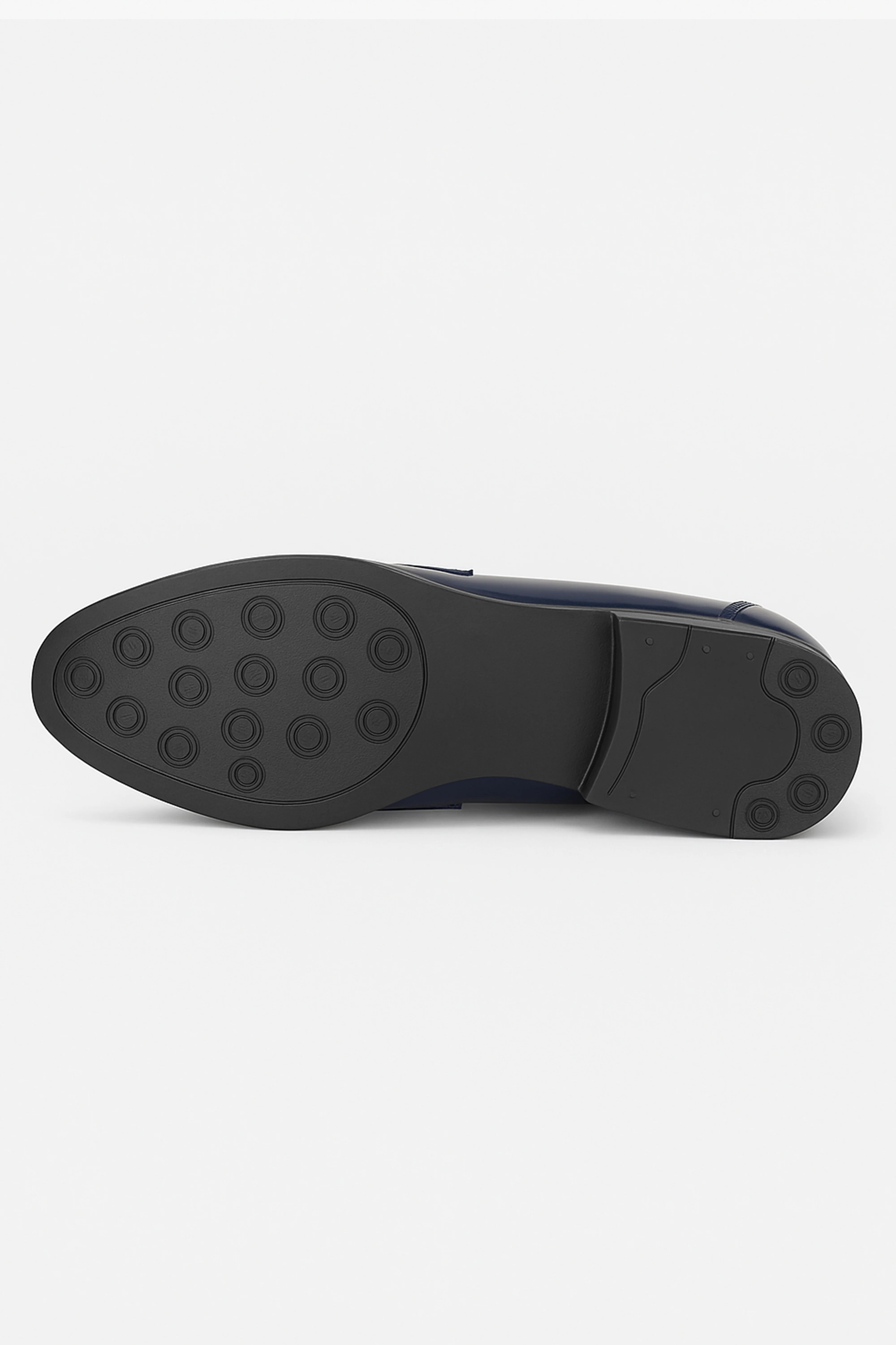Baby Boys & Boys leather and Suede Slip on Formal Tassel Loafers - Navy Blue - Image 4