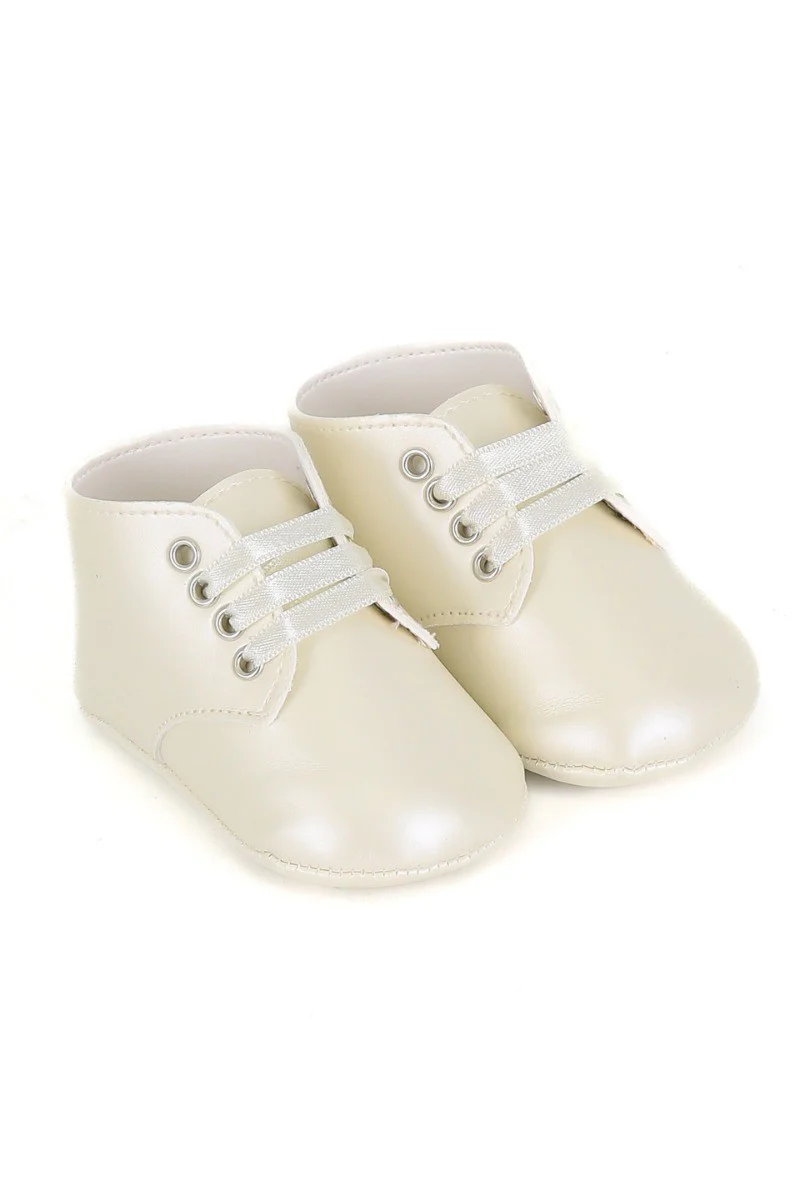 Unisex Baby Pre-Walker Shoes - Ivory - Image 2