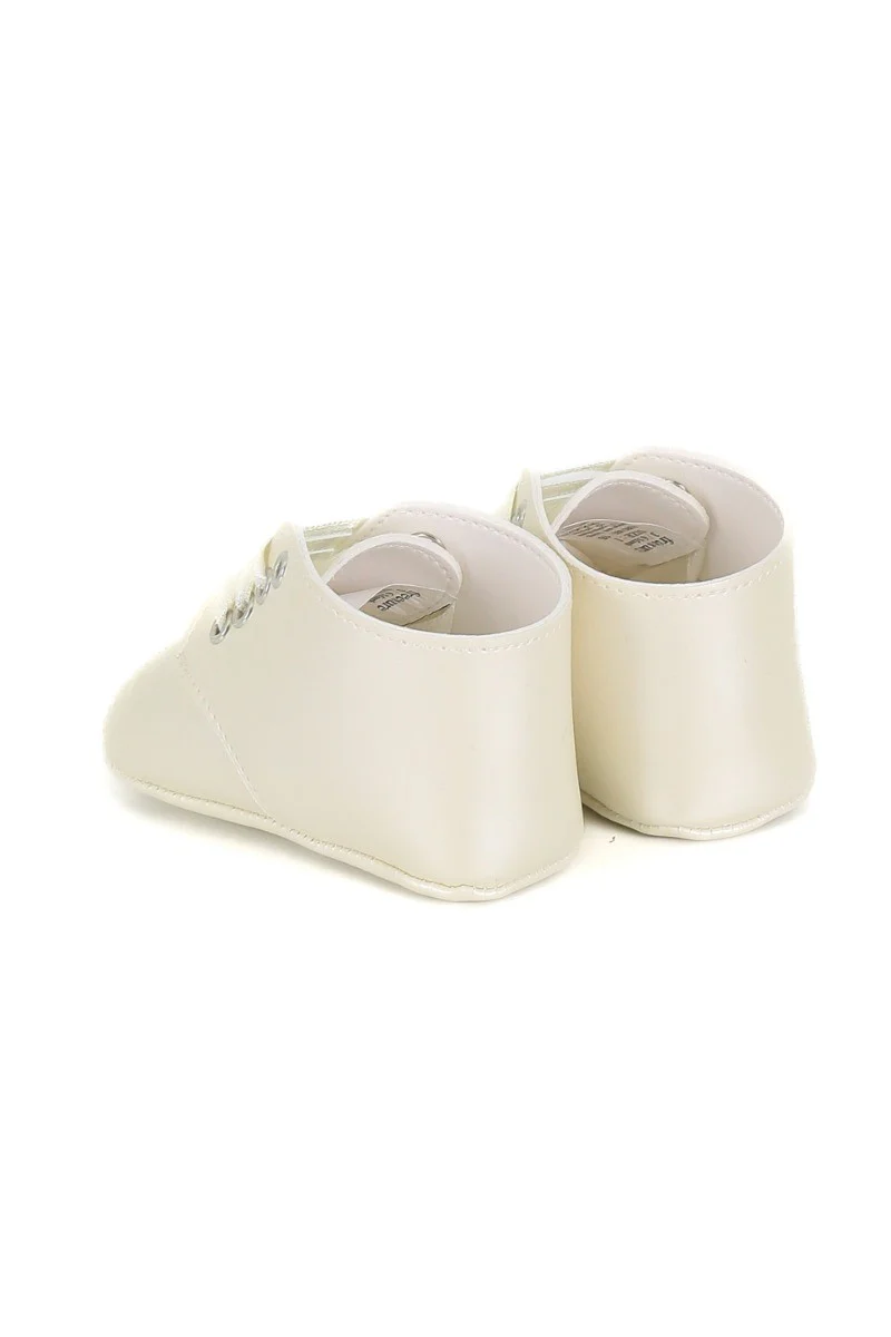 Unisex Baby Pre-Walker Shoes - Ivory - Image 3