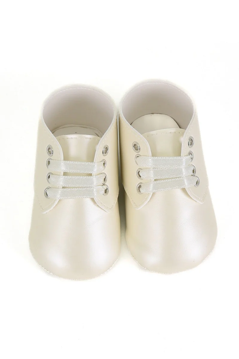 Unisex Baby Pre-Walker Shoes - Ivory - Image 5