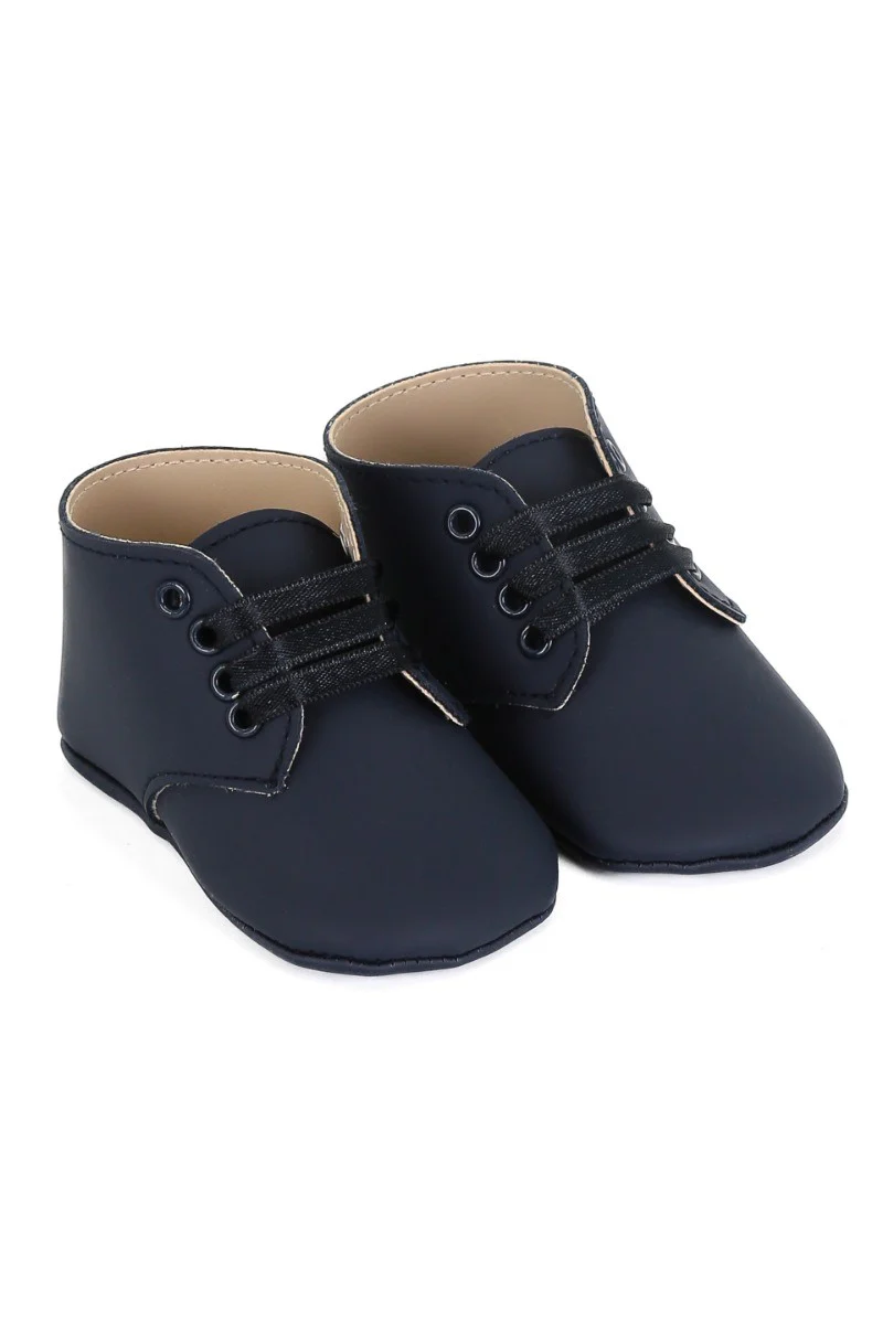 Unisex Baby Pre-Walker Shoes - Navy Blue - Image 2