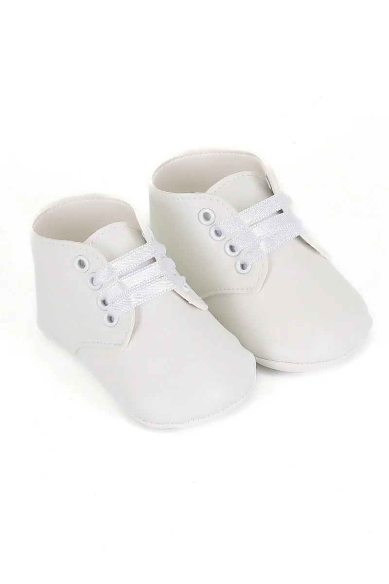 Unisex Baby Pre-Walker Shoes - White - Image 2
