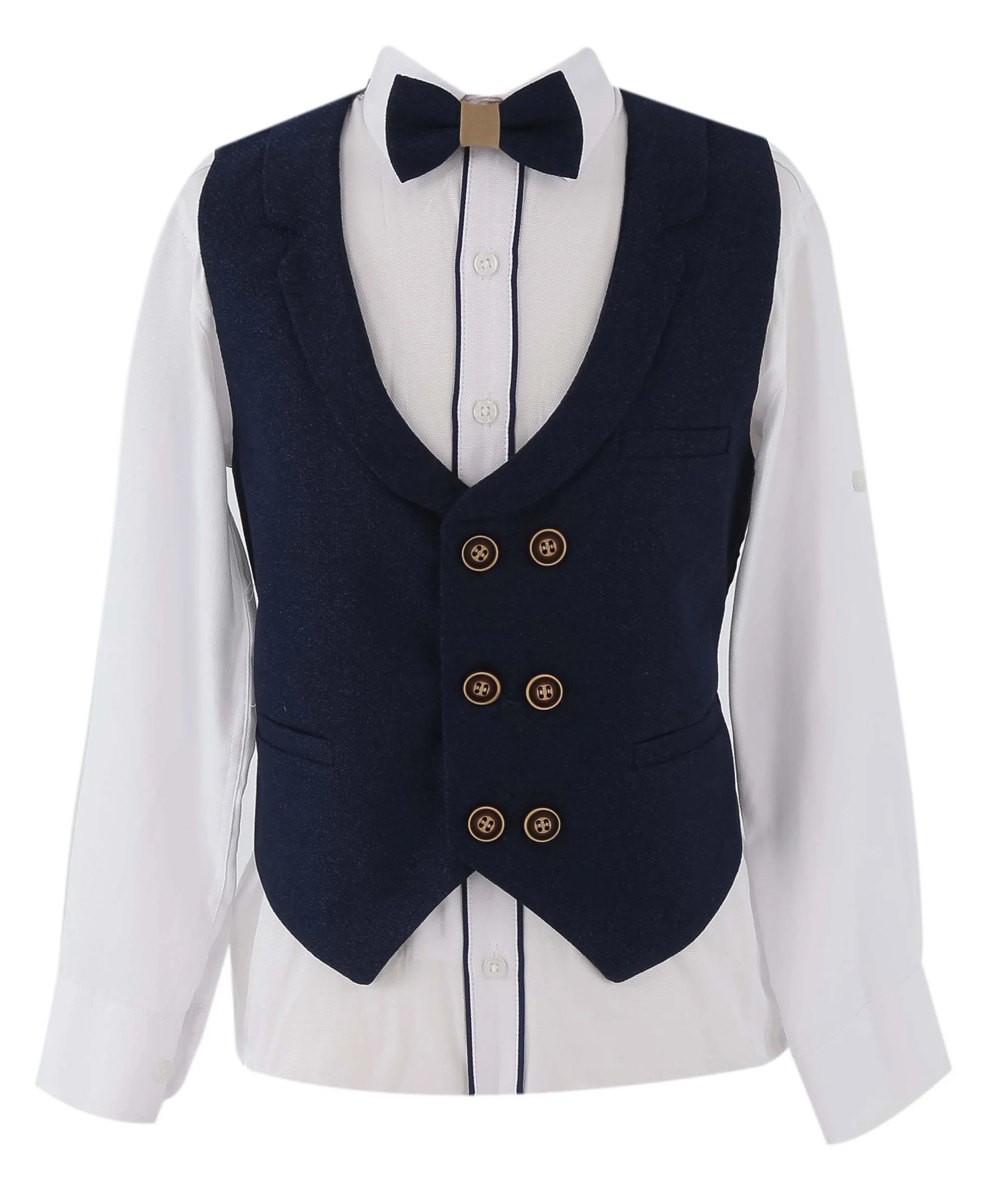 Boys Slim Fit Suit - HENRY - Navy Blue - Image 5
