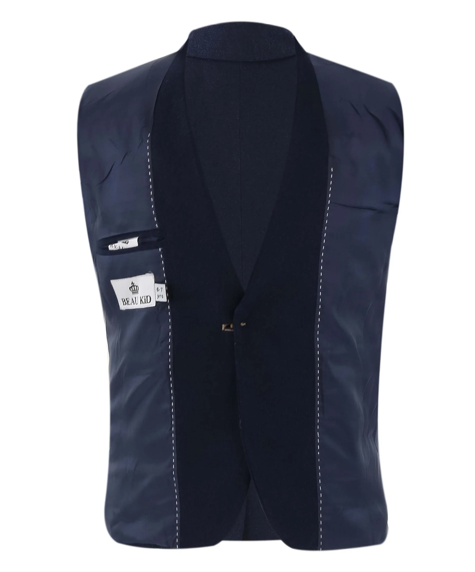 Boys Slim Fit Suit - HENRY - Navy Blue - Image 7