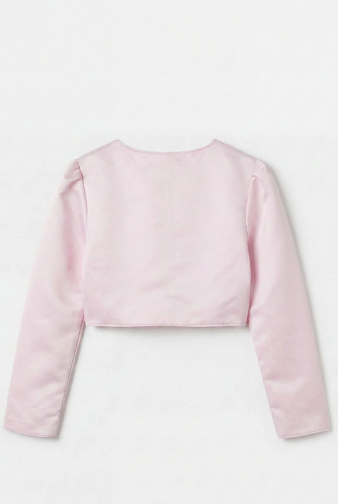 Babies & Girls Long Sleeves Bolero - Baby Pink - Image 5