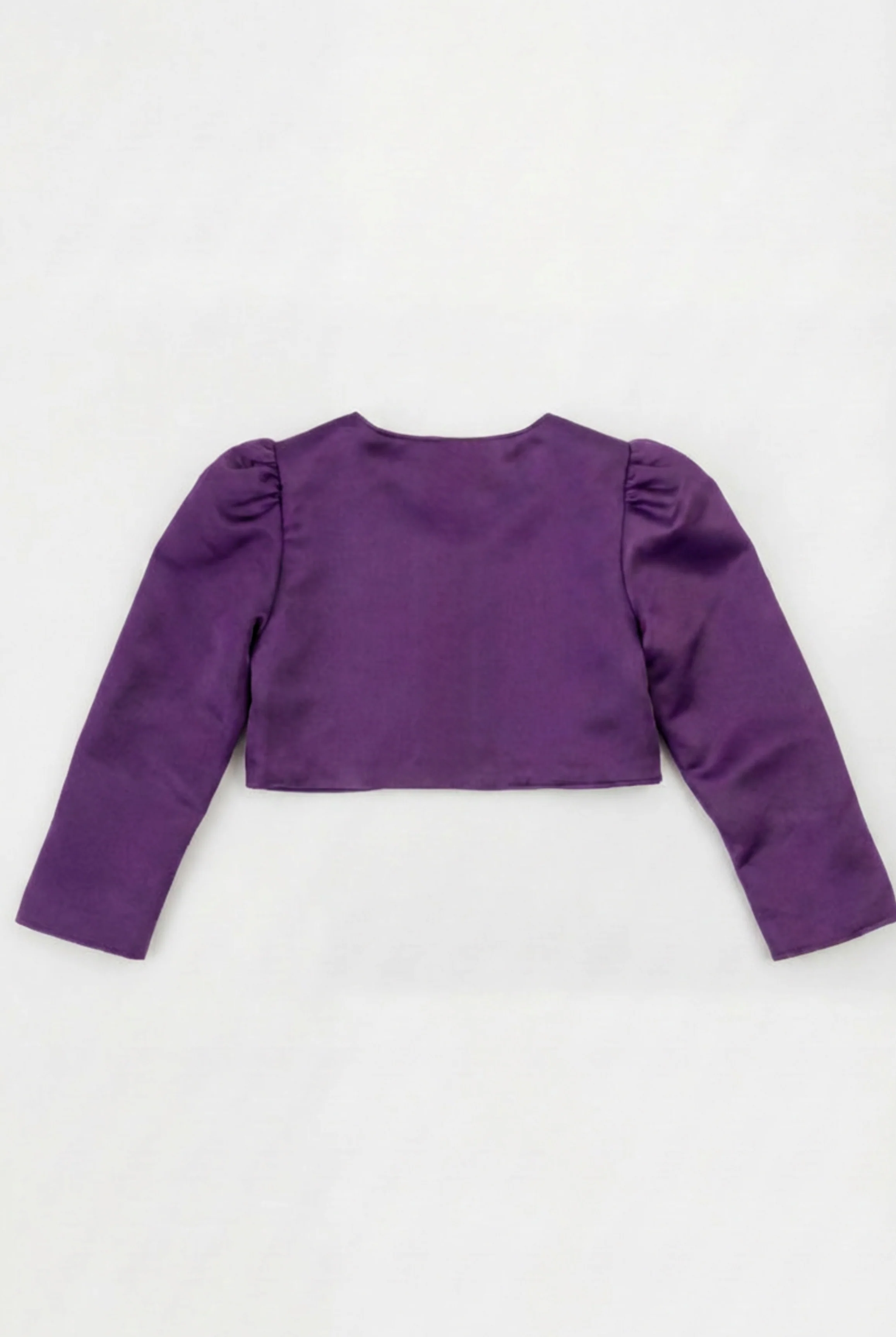 Babies & Girls Long Sleeves Bolero - Purple - Image 5