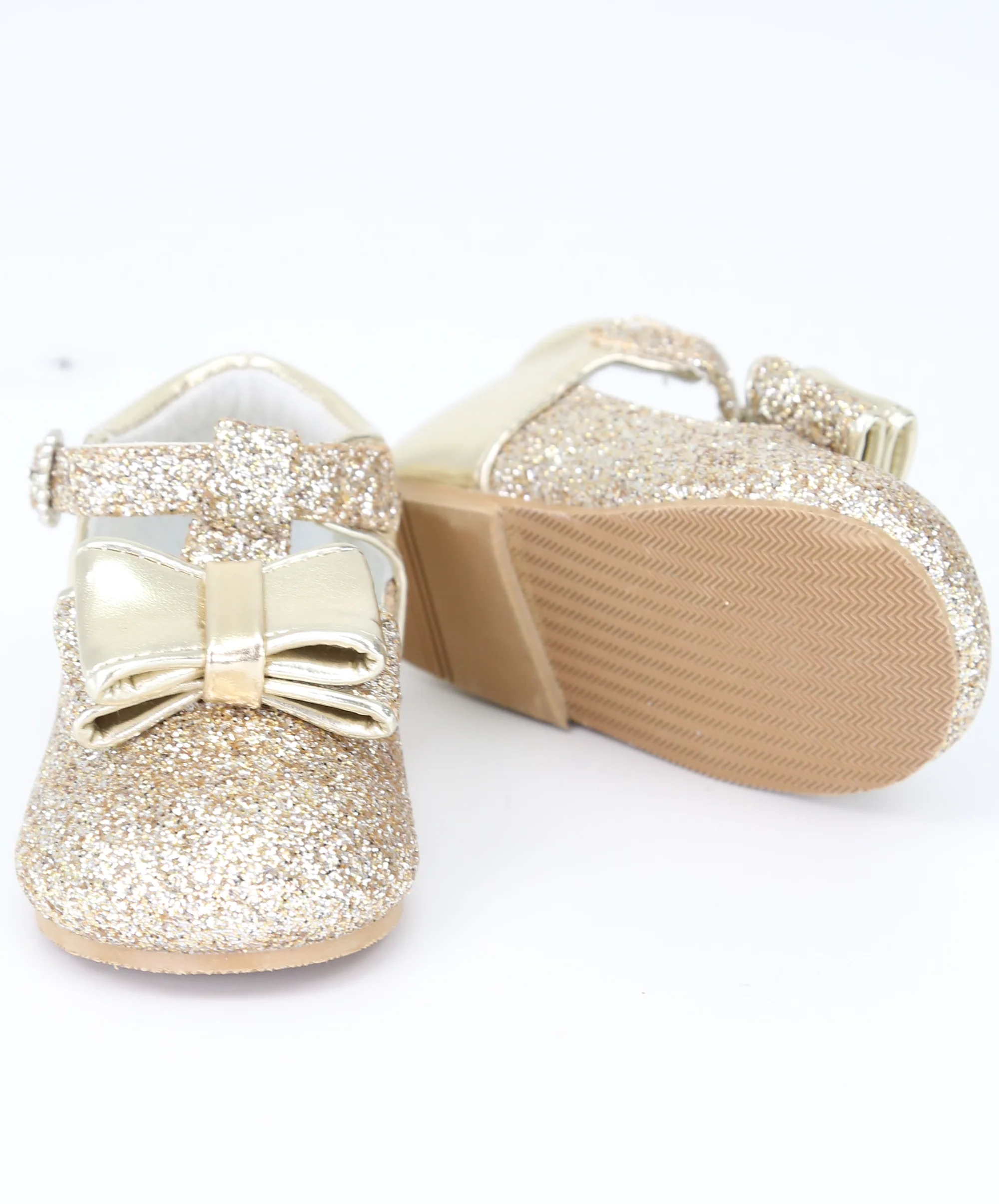 Baby Girls Sparkly Mary Jane Shoes - CORA - Gold - Image 4