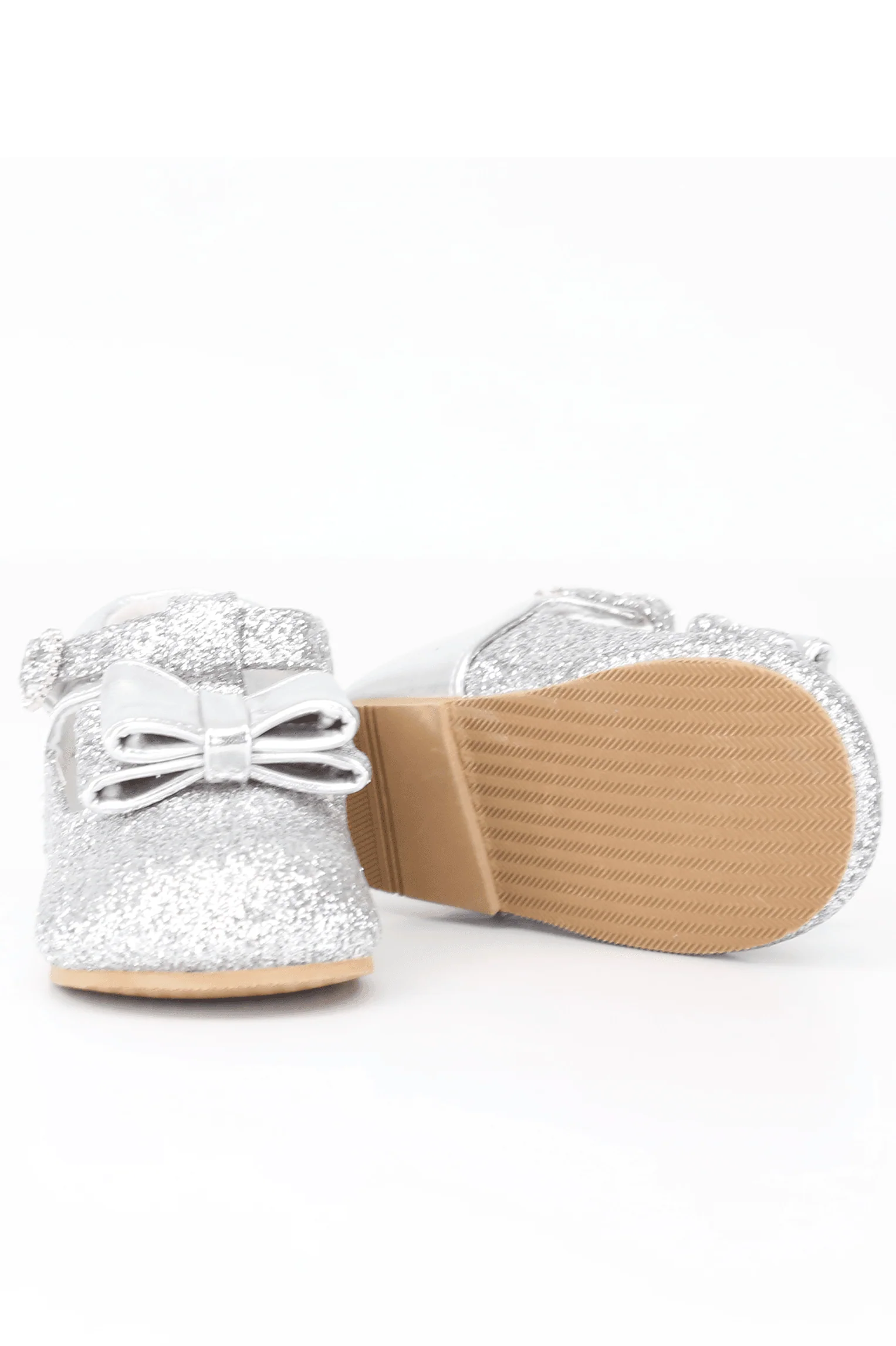 Baby Girls Sparkly Mary Jane Shoes - CORA - Silver - Image 4