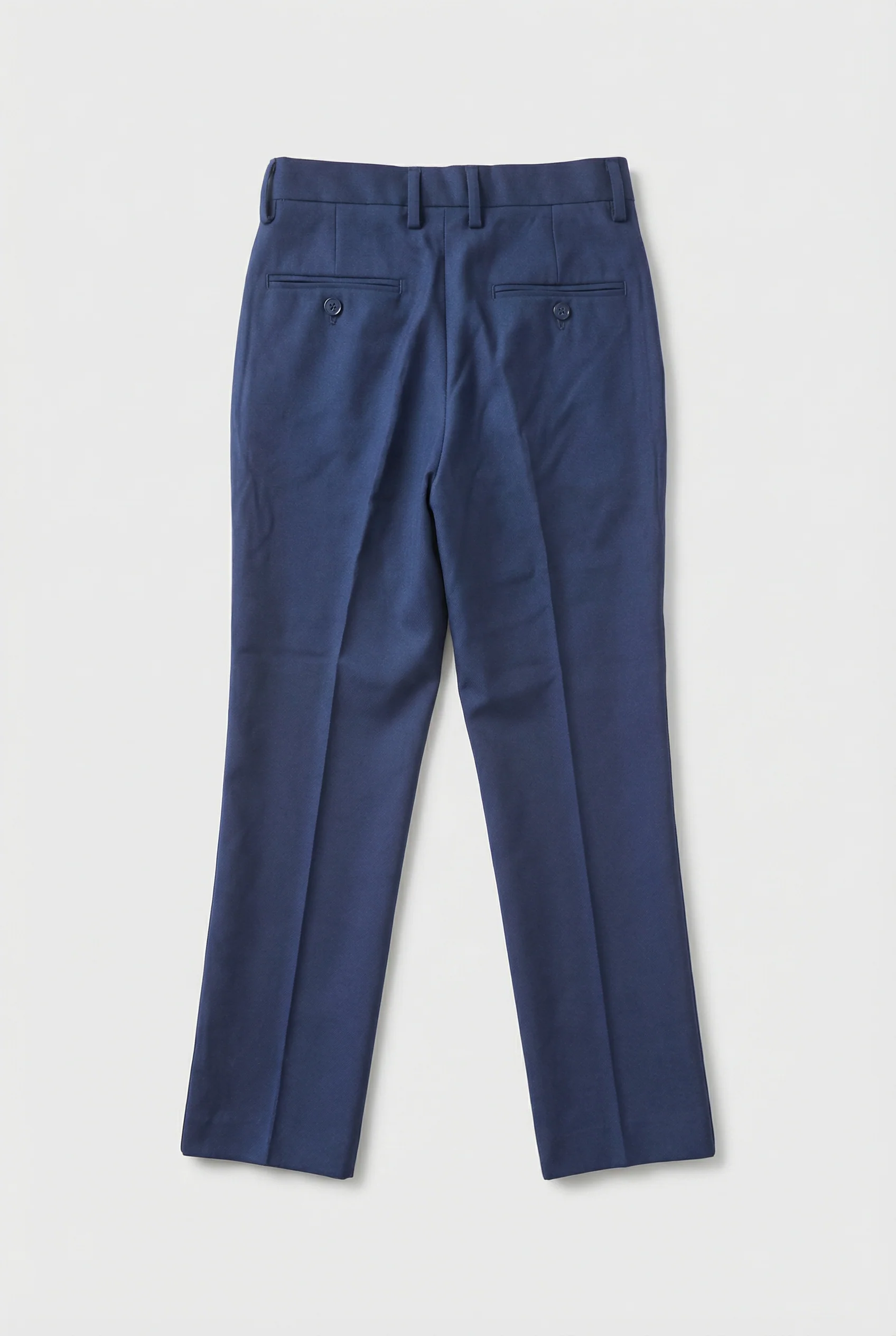 Boys 3-Piece Velvet Damask Tuxedo Suit - Marc Navy - Image 9