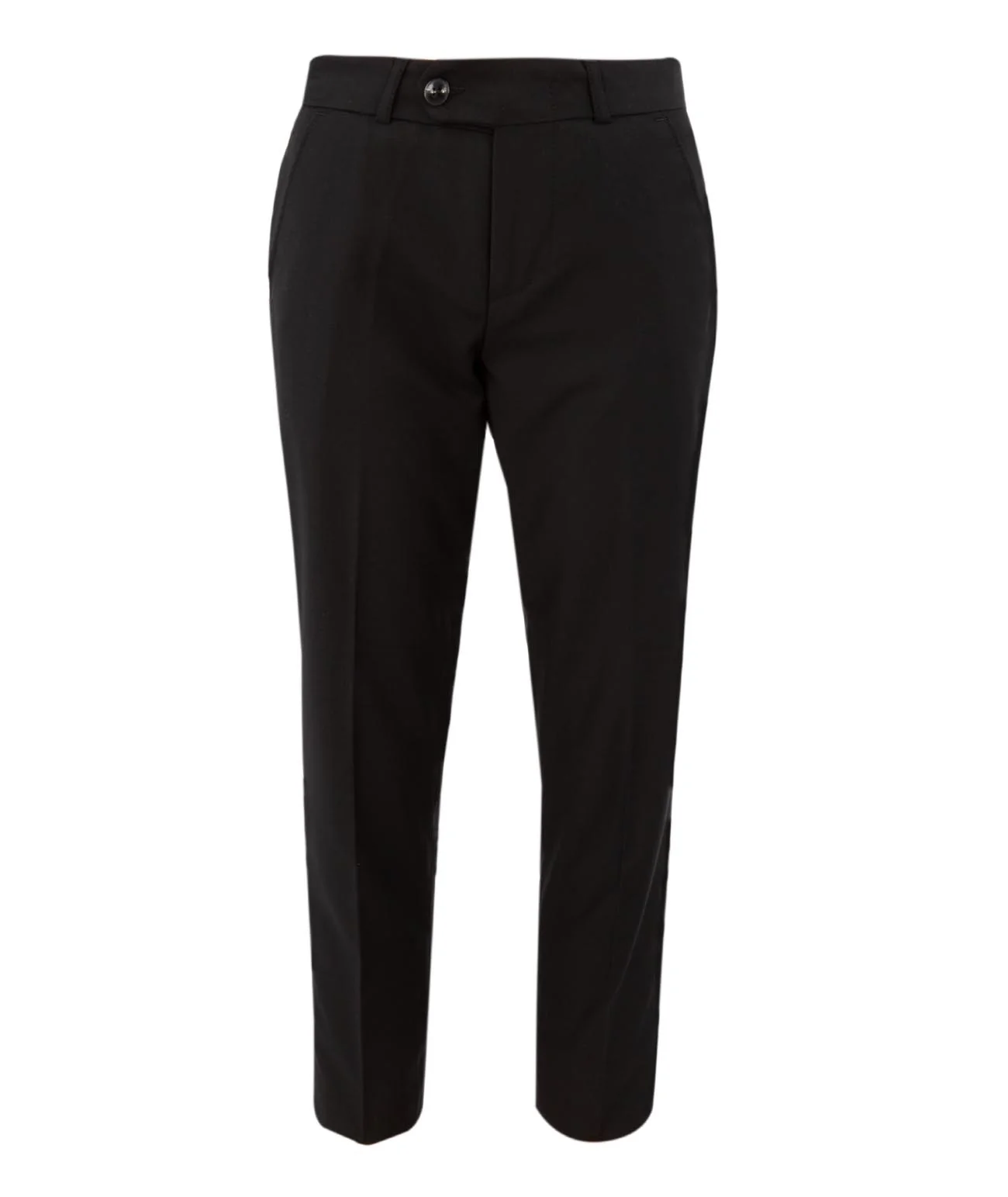 Boys' 3-Piece White Tuxedo Set with Black Details - Image 9