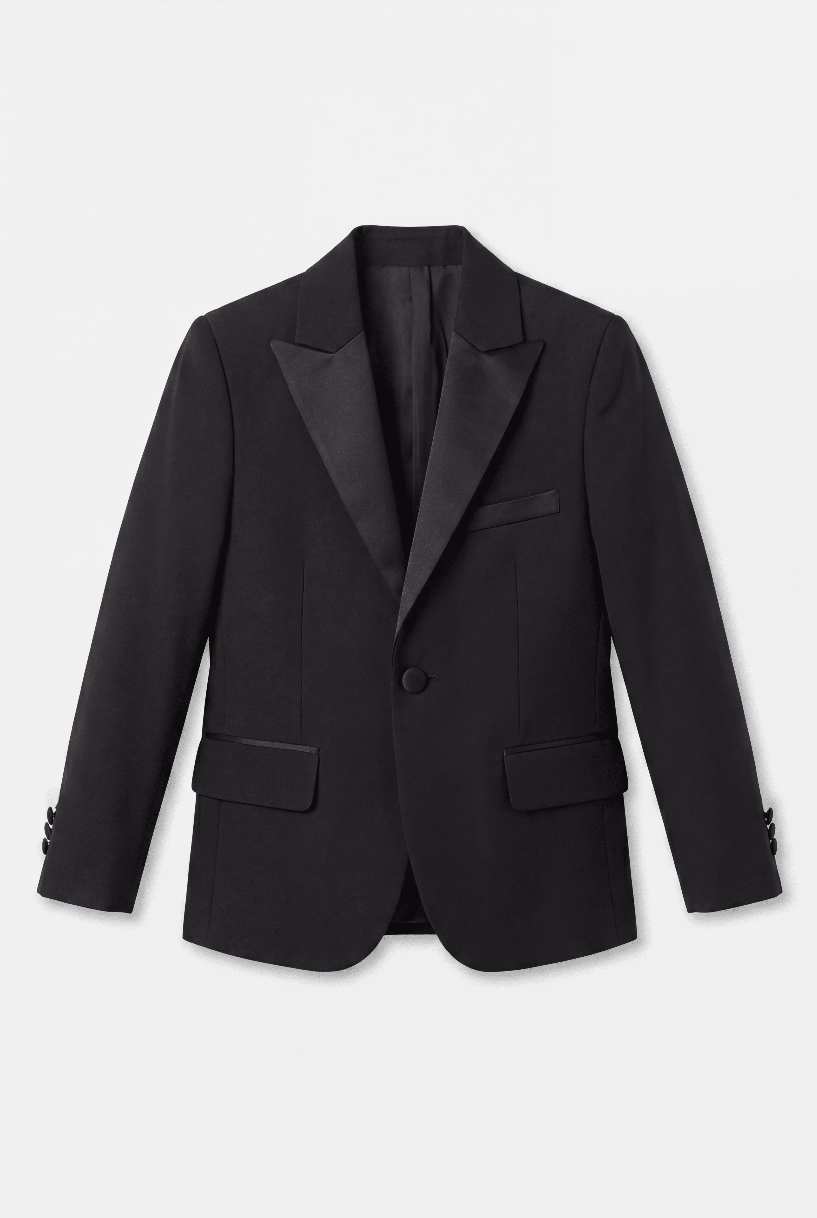 Boys' Black Tuxedo Suit with Cufflink Shirt - Image 5
