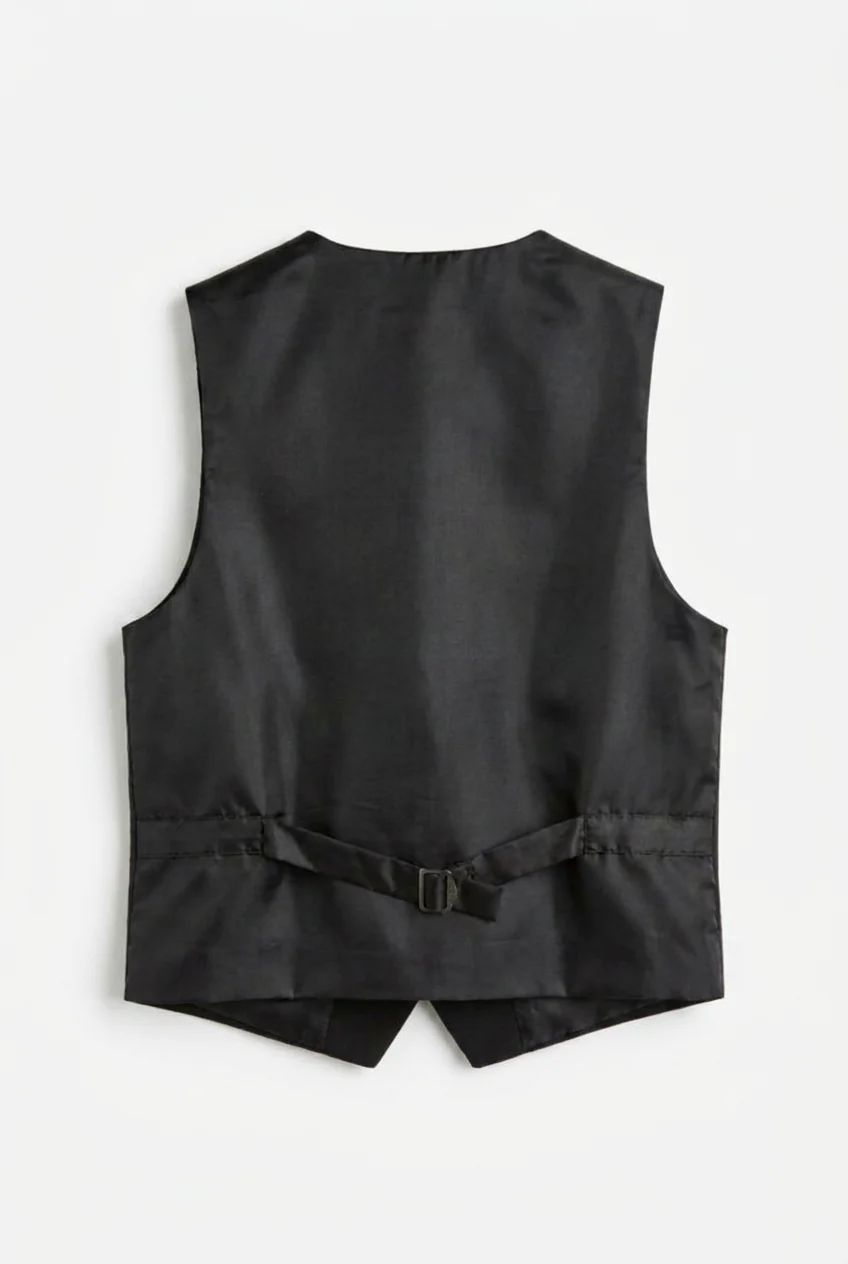 Boys' Black Tuxedo Suit with Cufflink Shirt - Image 8
