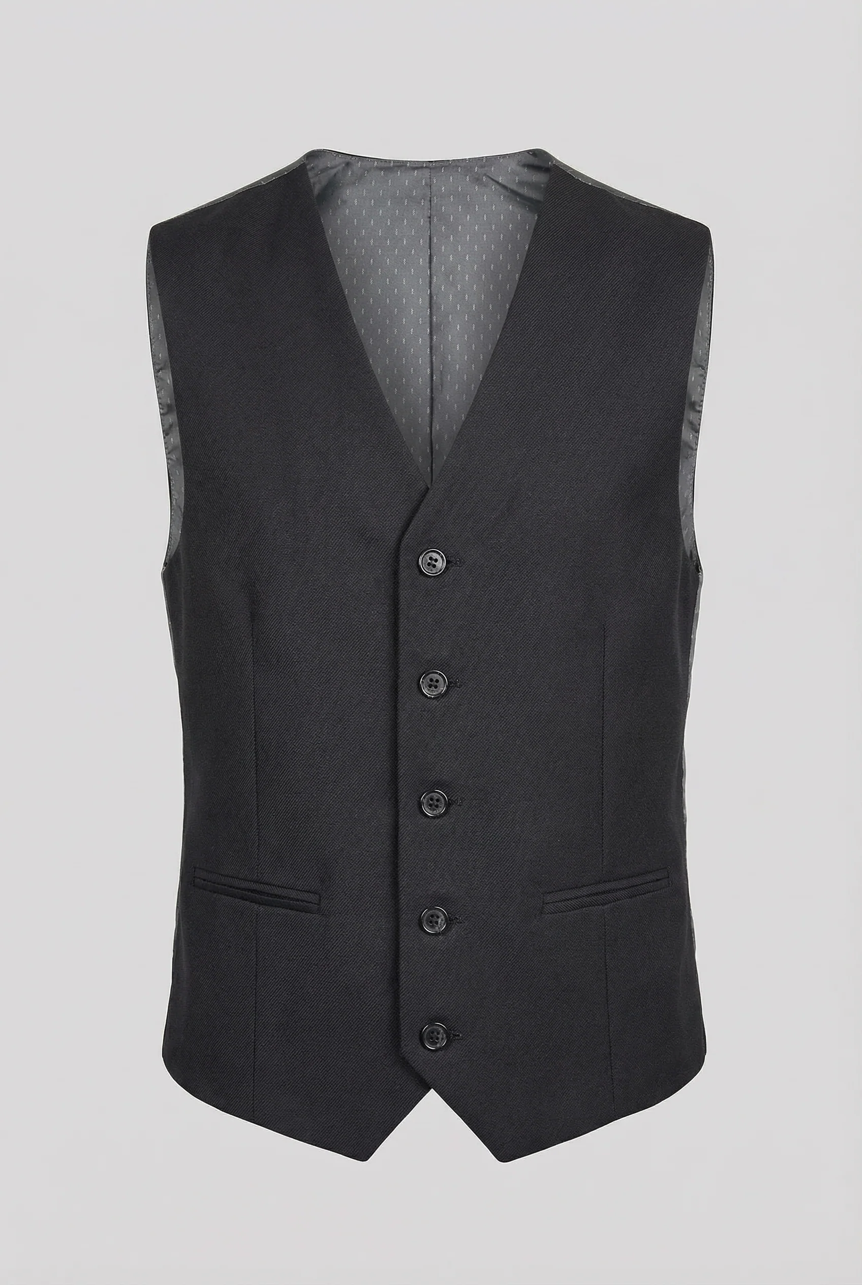 Boys 5-Piece Tailored Fit Twill Suit - Oscar - Black - Image 15