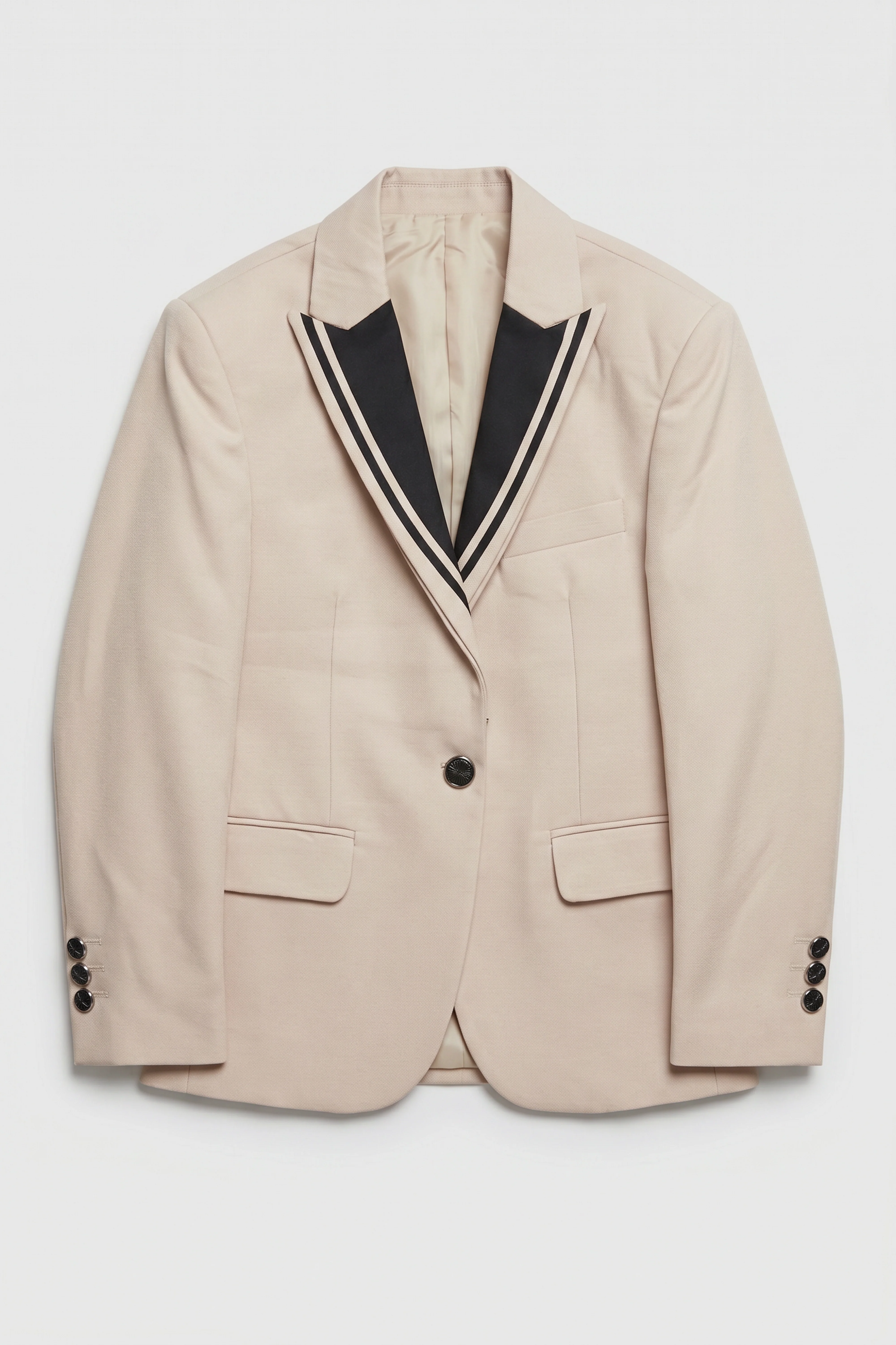 Boys 6-Piece Tuxedo Dinner Suit with Double Breasted Waistcoat - DAMATLIK W - Camel Beige - Image 7
