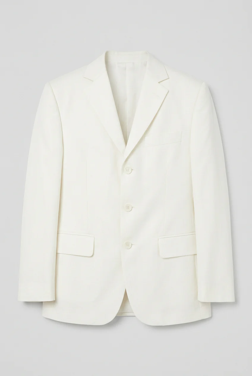 Boys All In One Communion Tailored Fit Suit - Ivory - Image 4