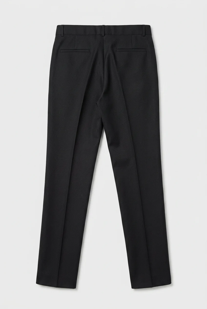 Boys Black 6-Piece Textured Tuxedo Suit - BIYELI - Image 9