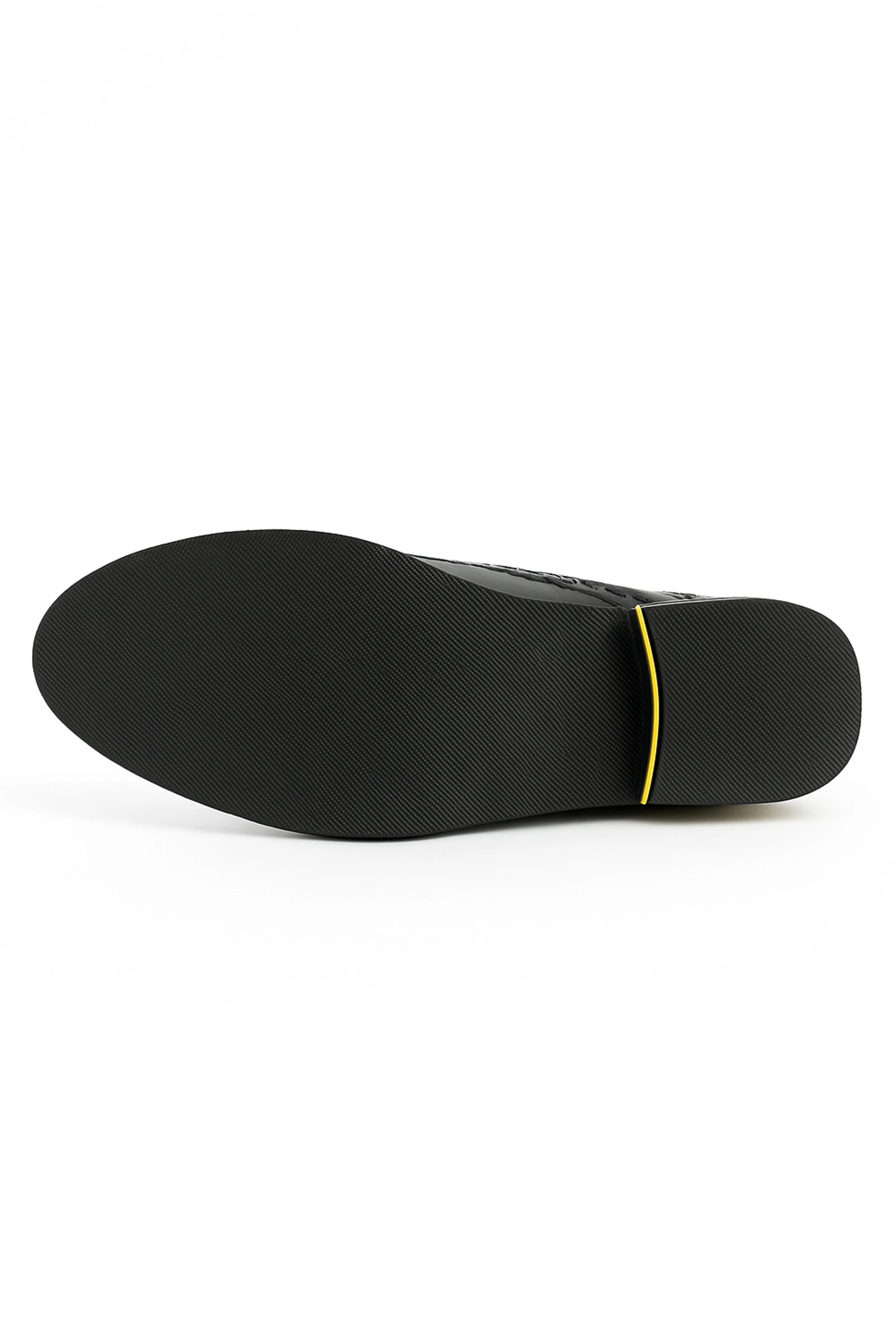Boys Lace Up Leather Brogue Shoes - Black - Image 4