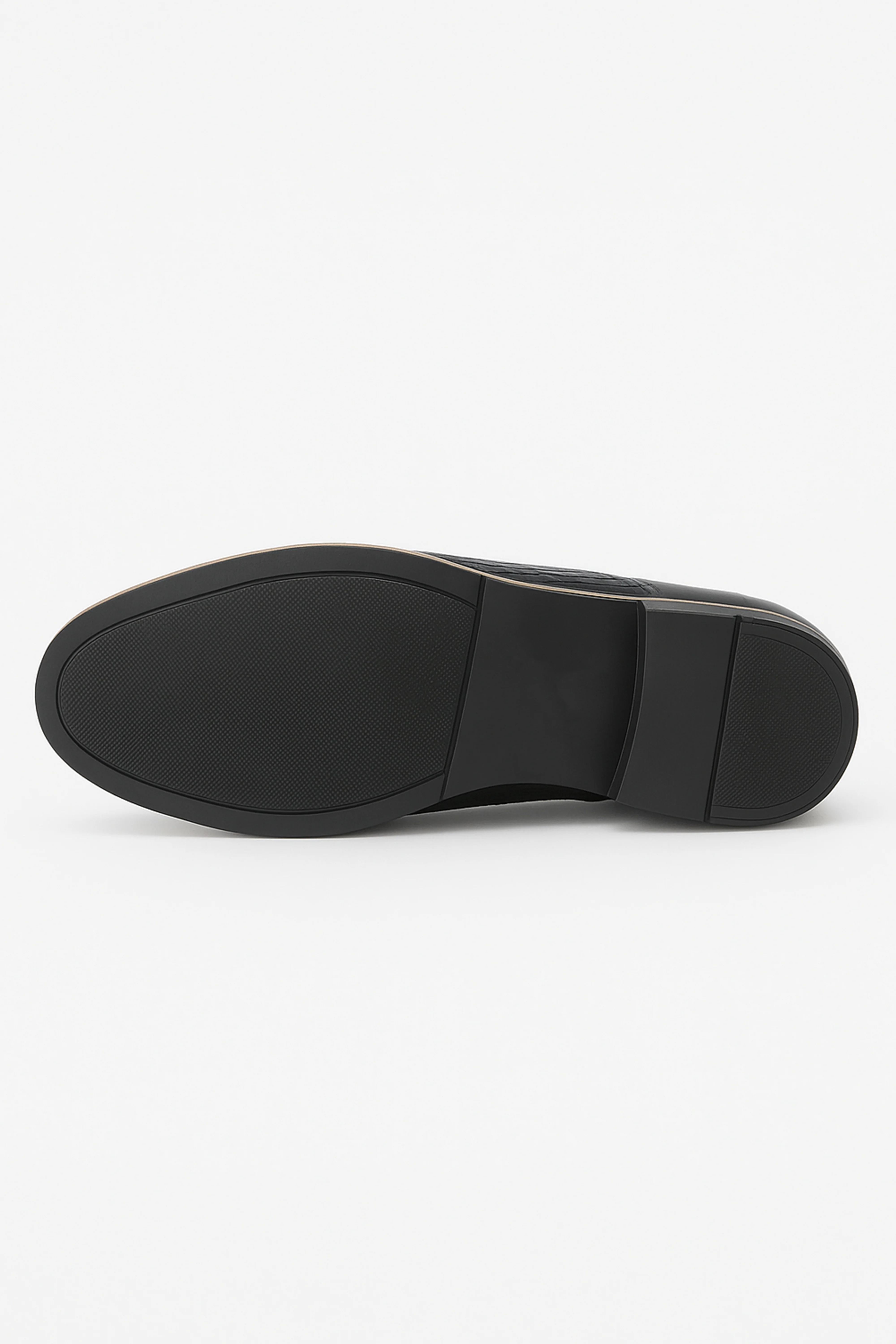 Boys Leather Lace Up Formal Shoes - Black - Image 4