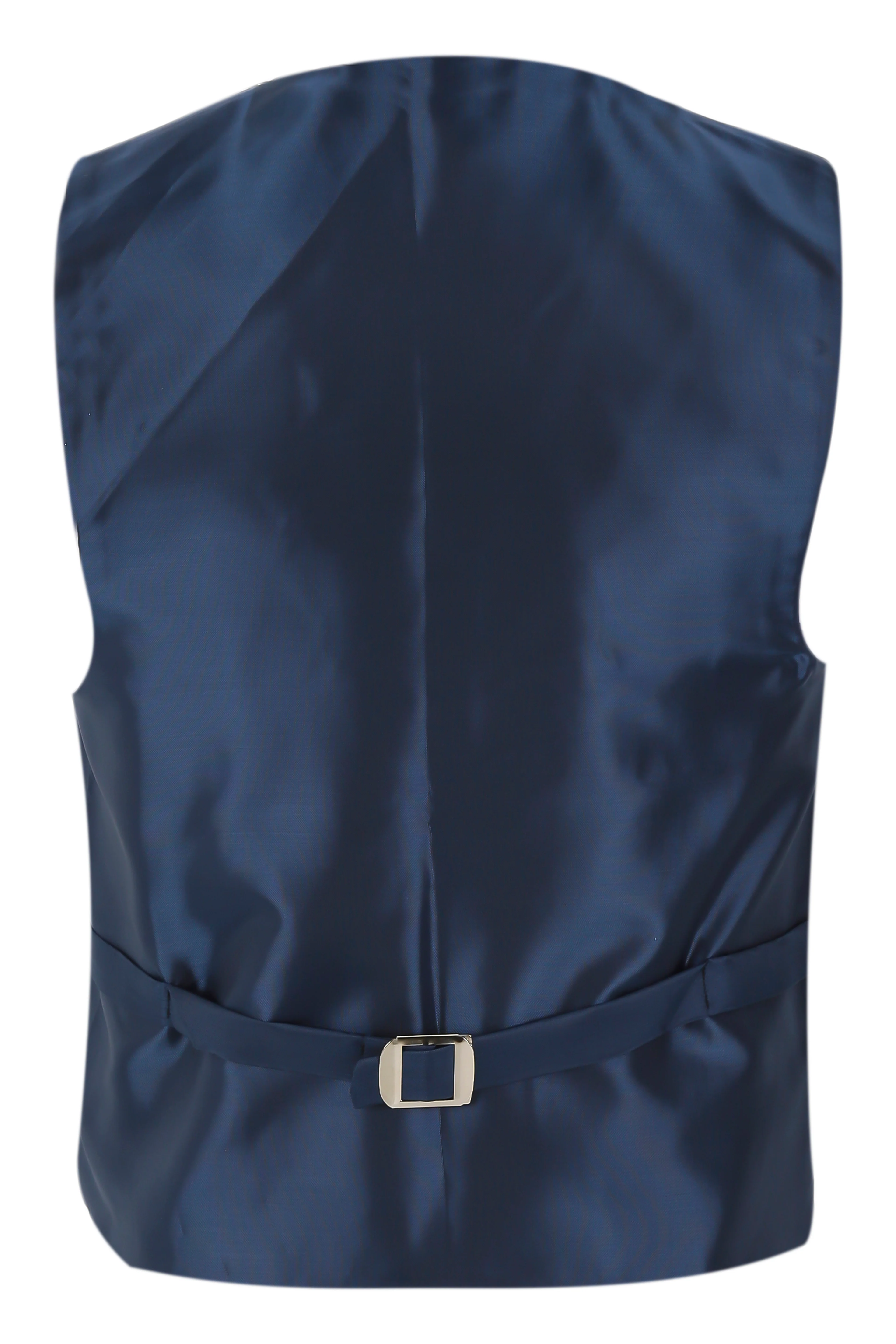 Boys Floral Embroidered Tuxedo Suit Set - Navy Blue - Image 7