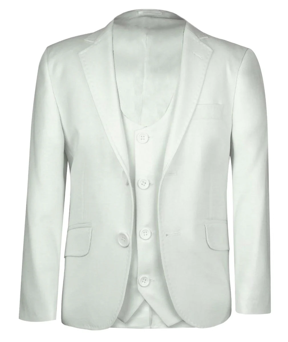 Boys Formal Suit Set - Ivory - Image 3