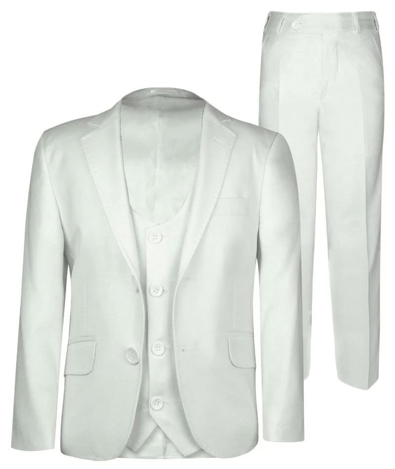 Boys Formal Suit Set - Ivory - Image 4