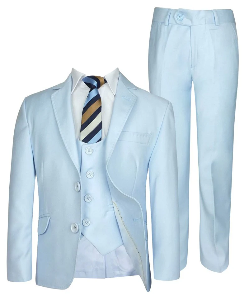 Boys Formal Suit Set - Sky Blue - Image 2