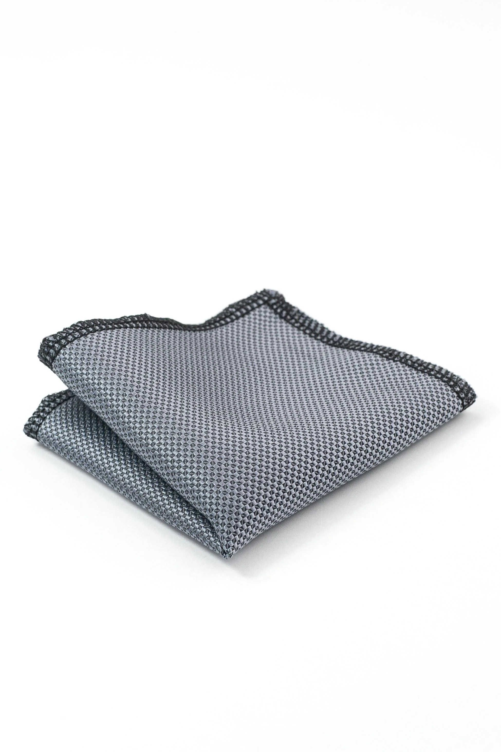 Boys’ Jacquard Tie & Hanky Set with Elastic Strap - Cold Blue - Image 4