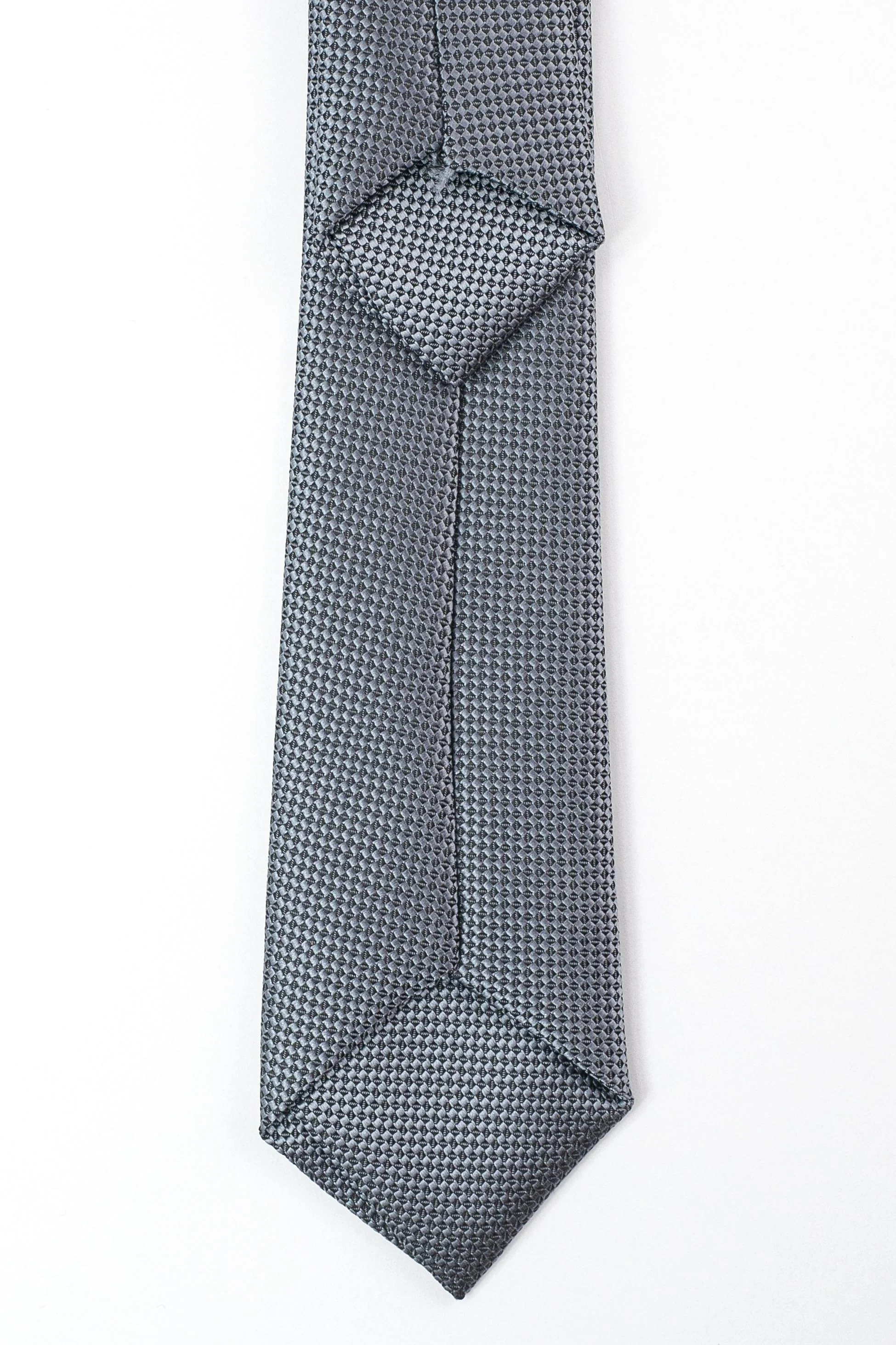 Boys’ Jacquard Tie & Hanky Set with Elastic Strap - Cold Blue - Image 6