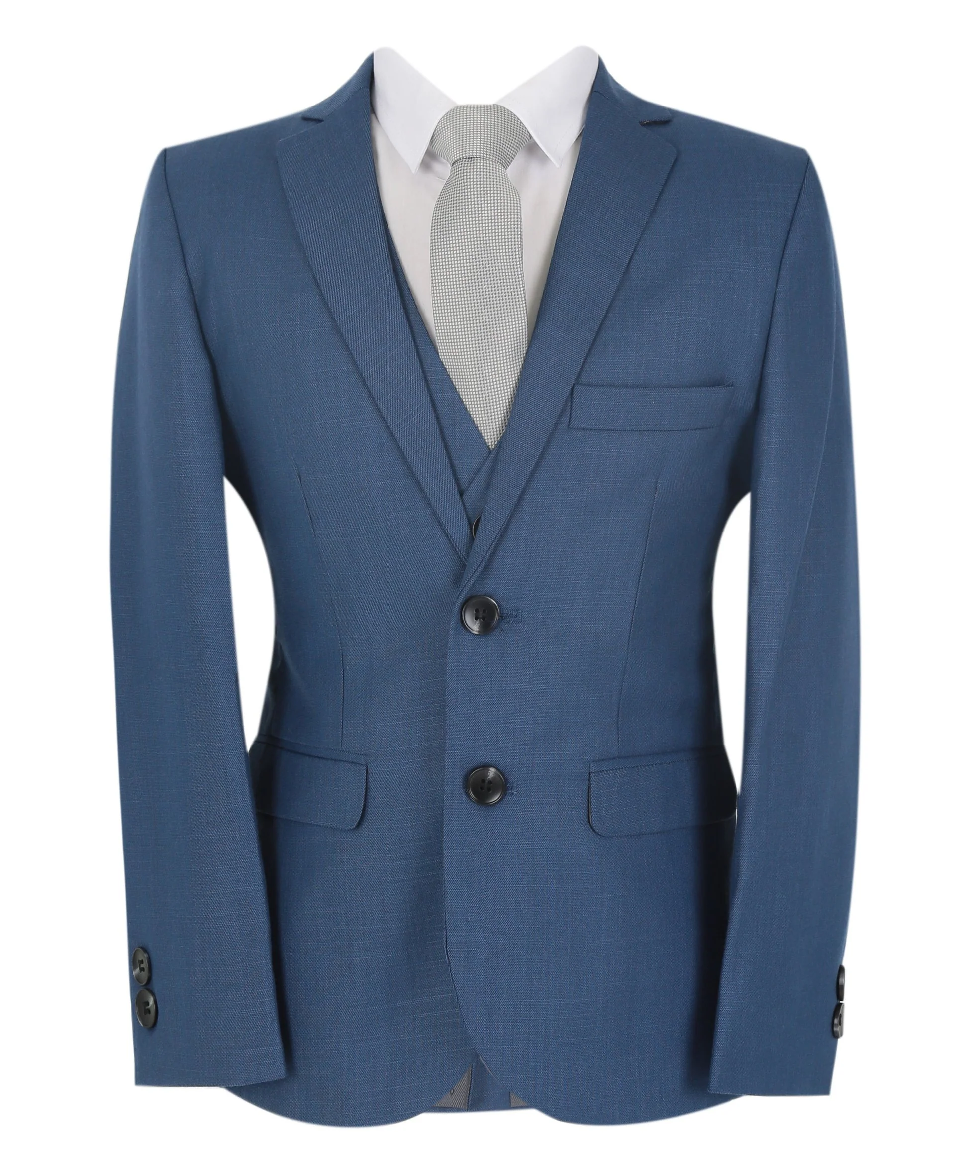Boys Formal Suit Set - Blue - Image 2