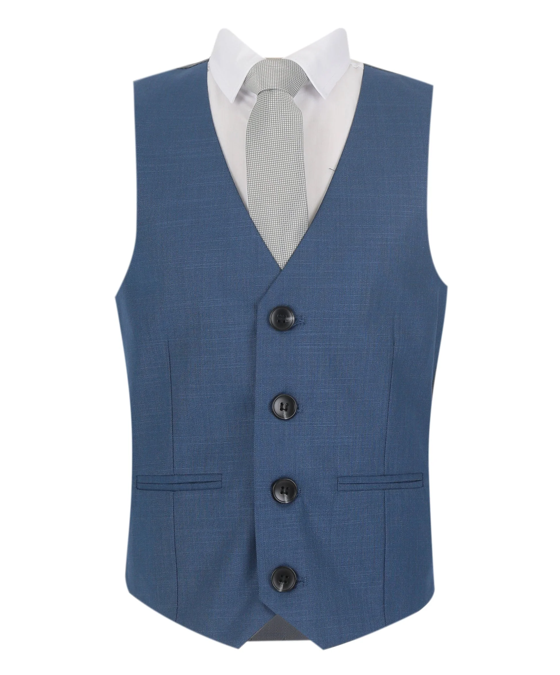 Boys Formal Suit Set - Blue - Image 6