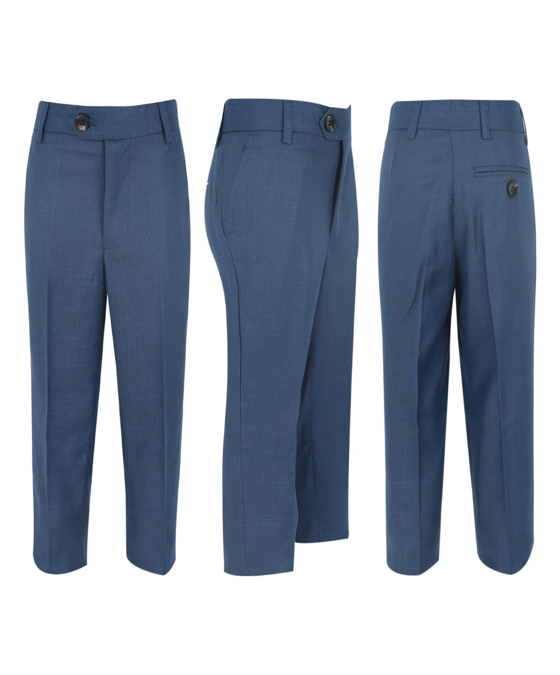 Boys Formal Suit Set - Blue - Image 9