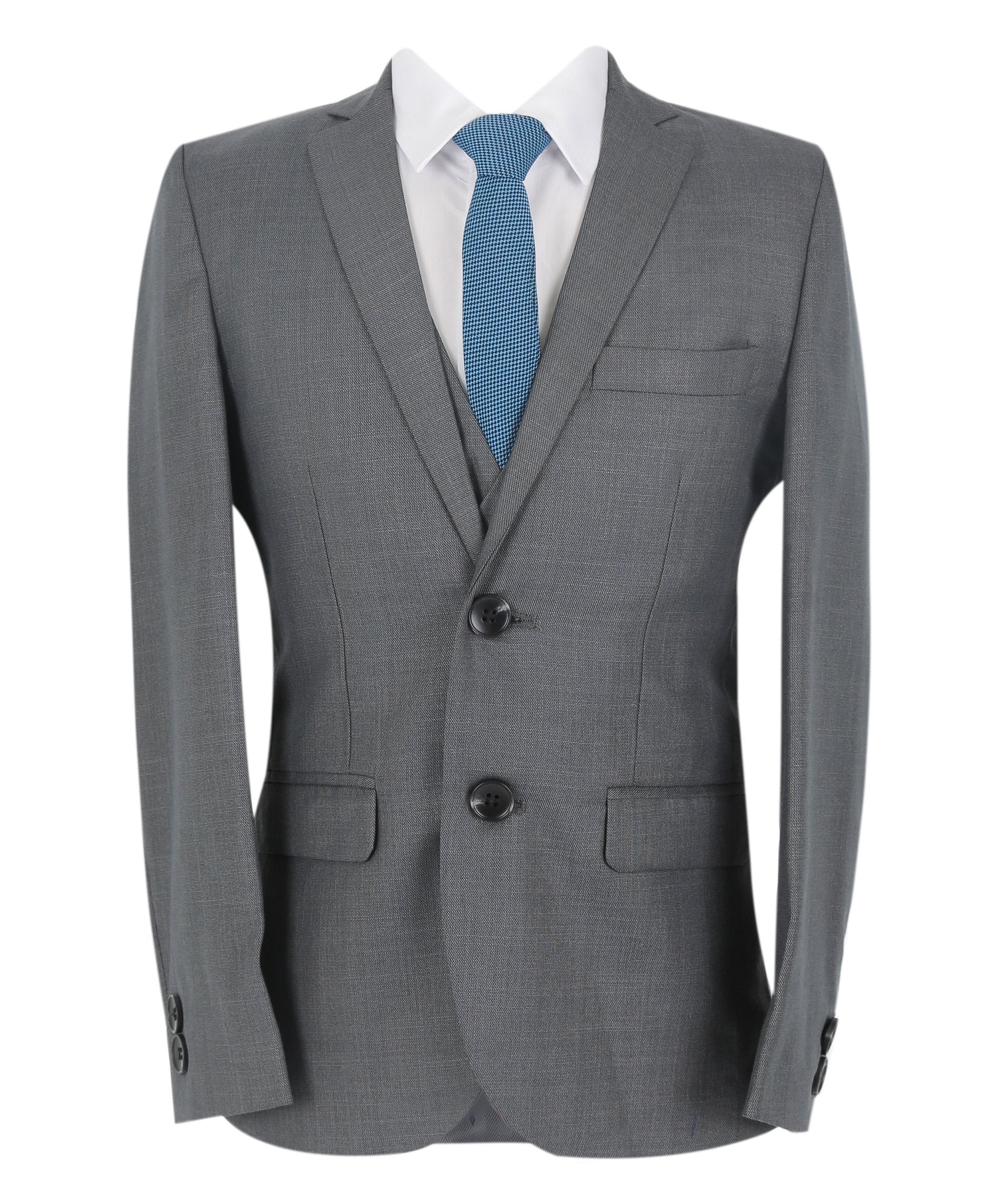 Boys Formal Suit Set - Grey - Image 2