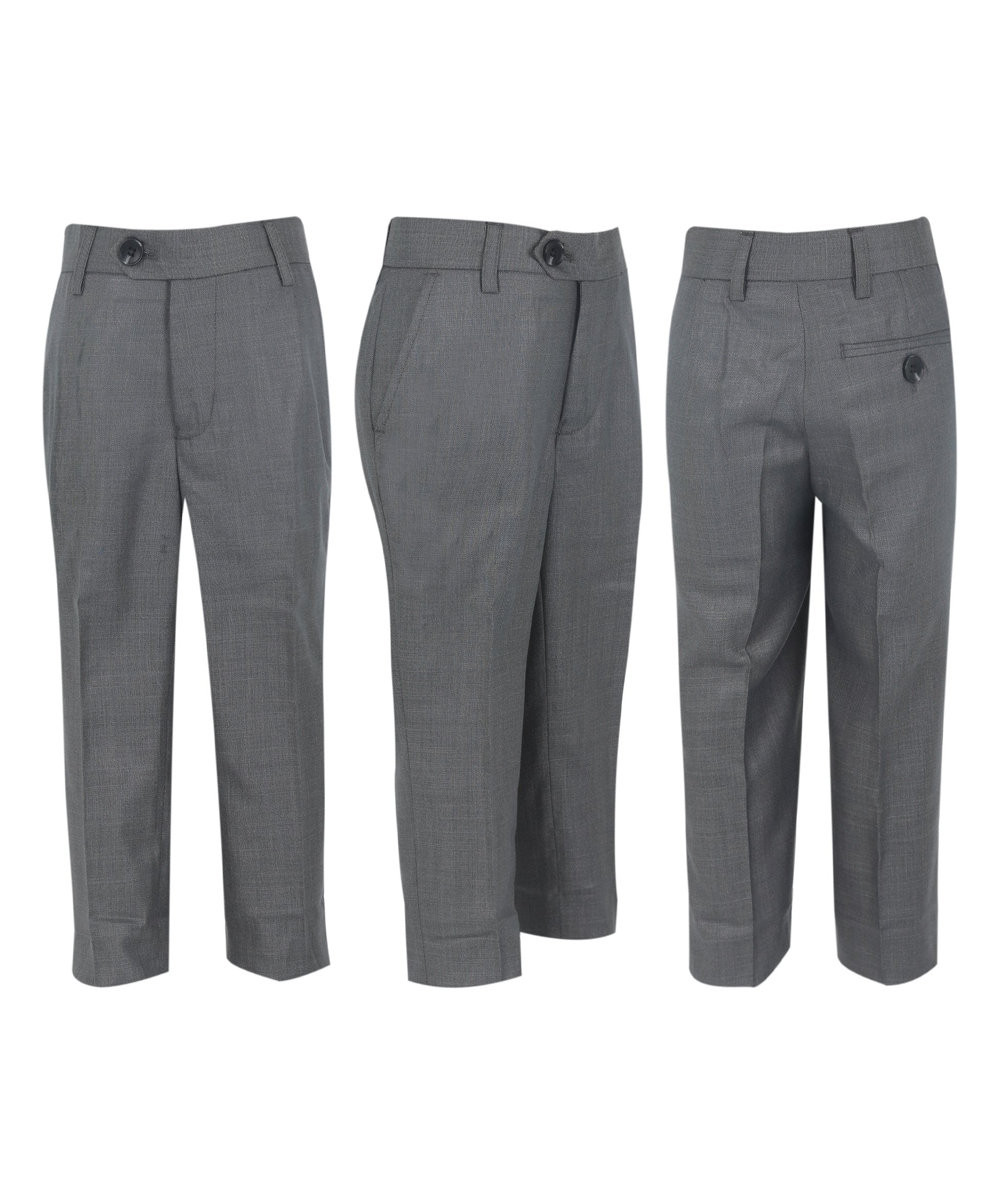 Boys Formal Suit Set - Grey - Image 8