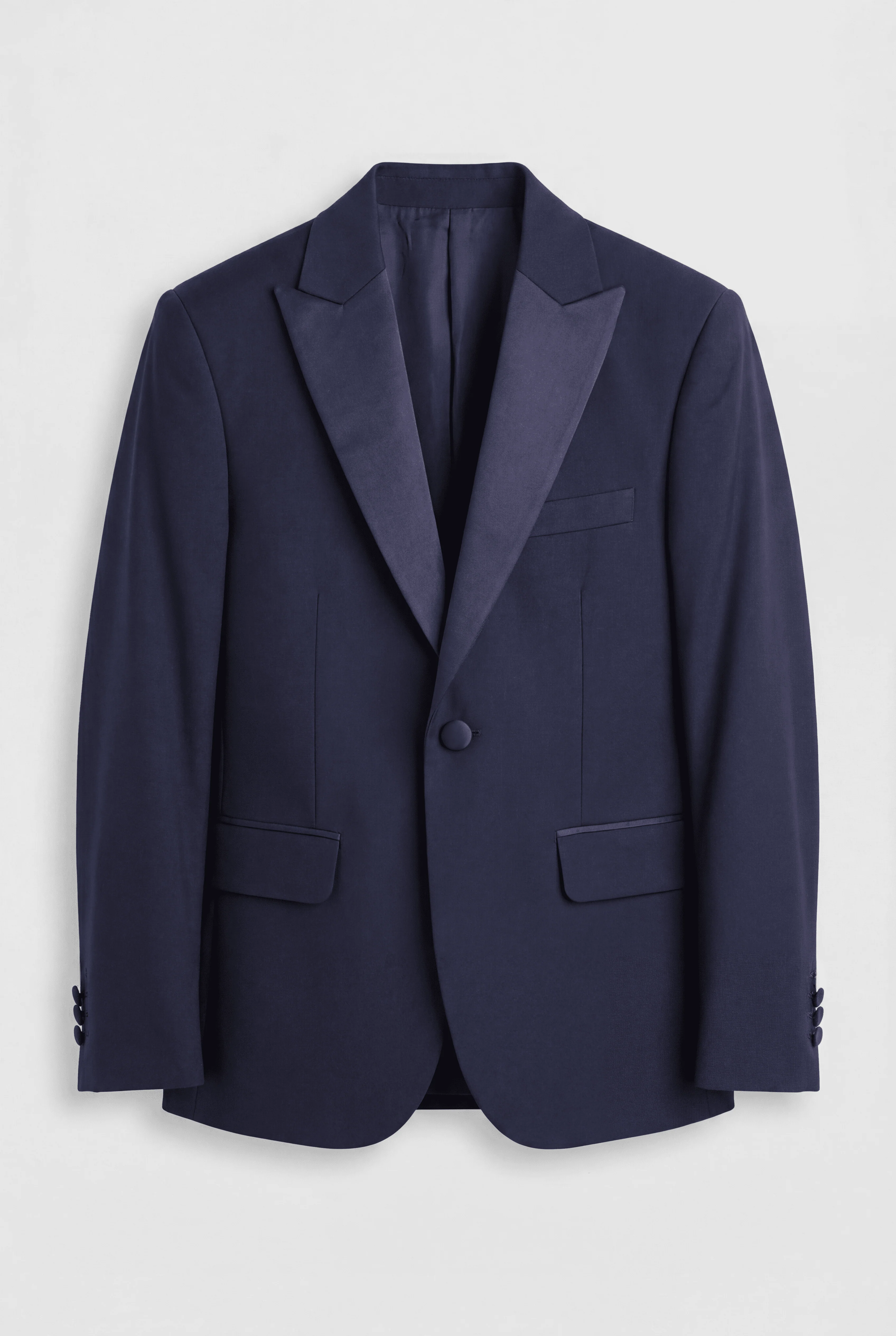 Boys' Navy Tuxedo Suit with Cufflink Shirt - Image 6