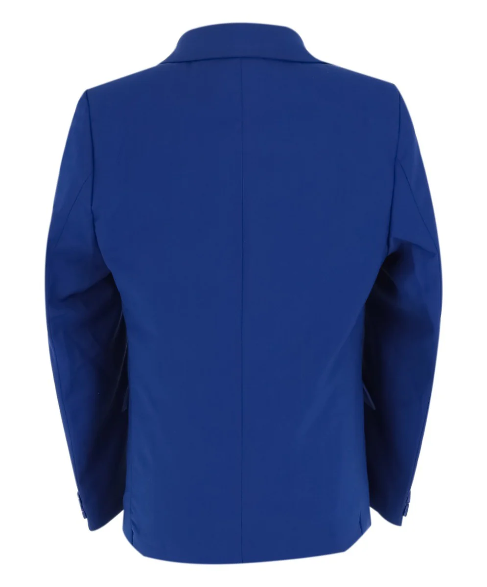 Boys 6 Piece All In One Formal Suit Set - RUN - Electric Blue - Image 3