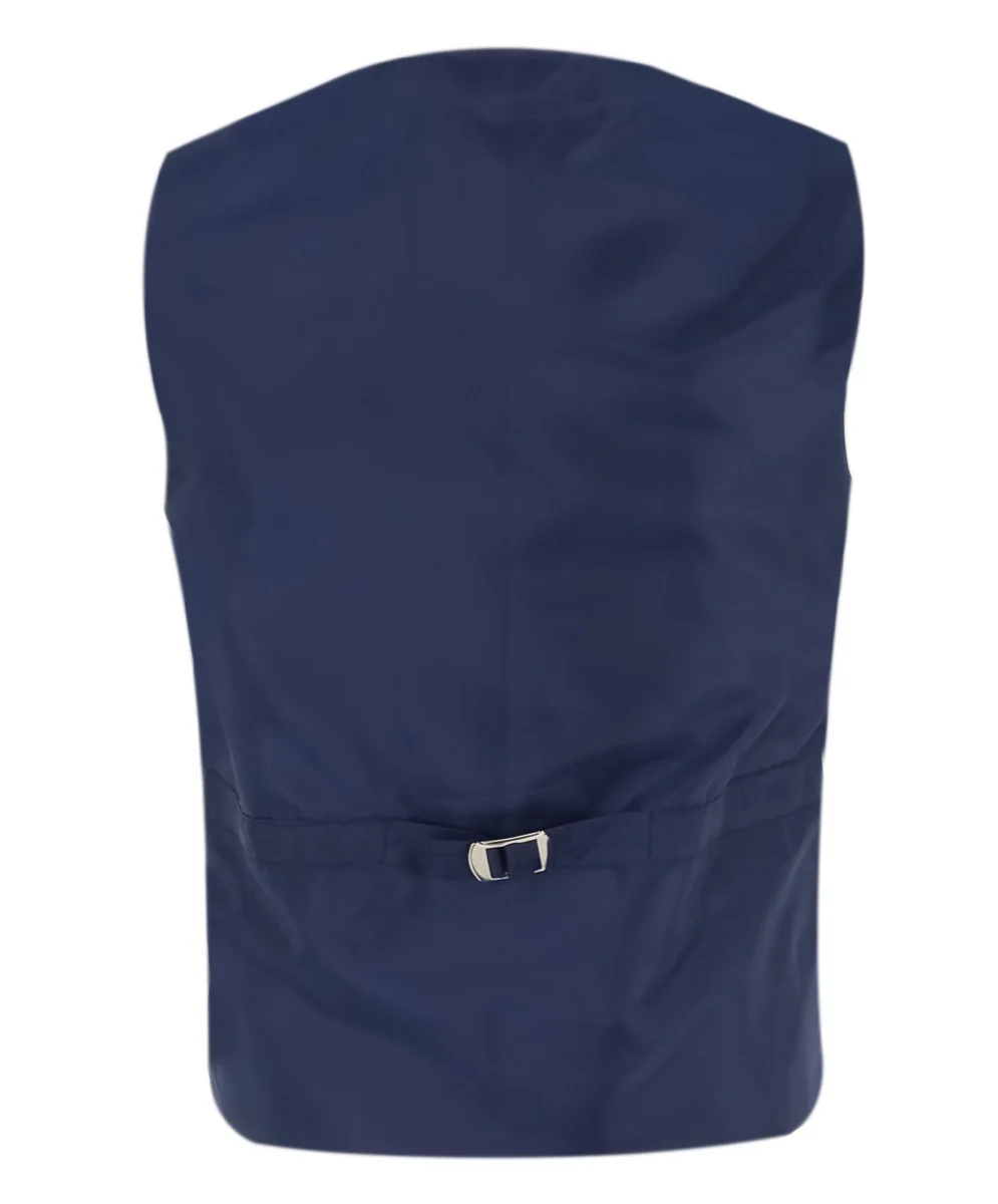 Boys 6 Piece All In One Formal Suit Set - RUN - Royal Blue - Image 6