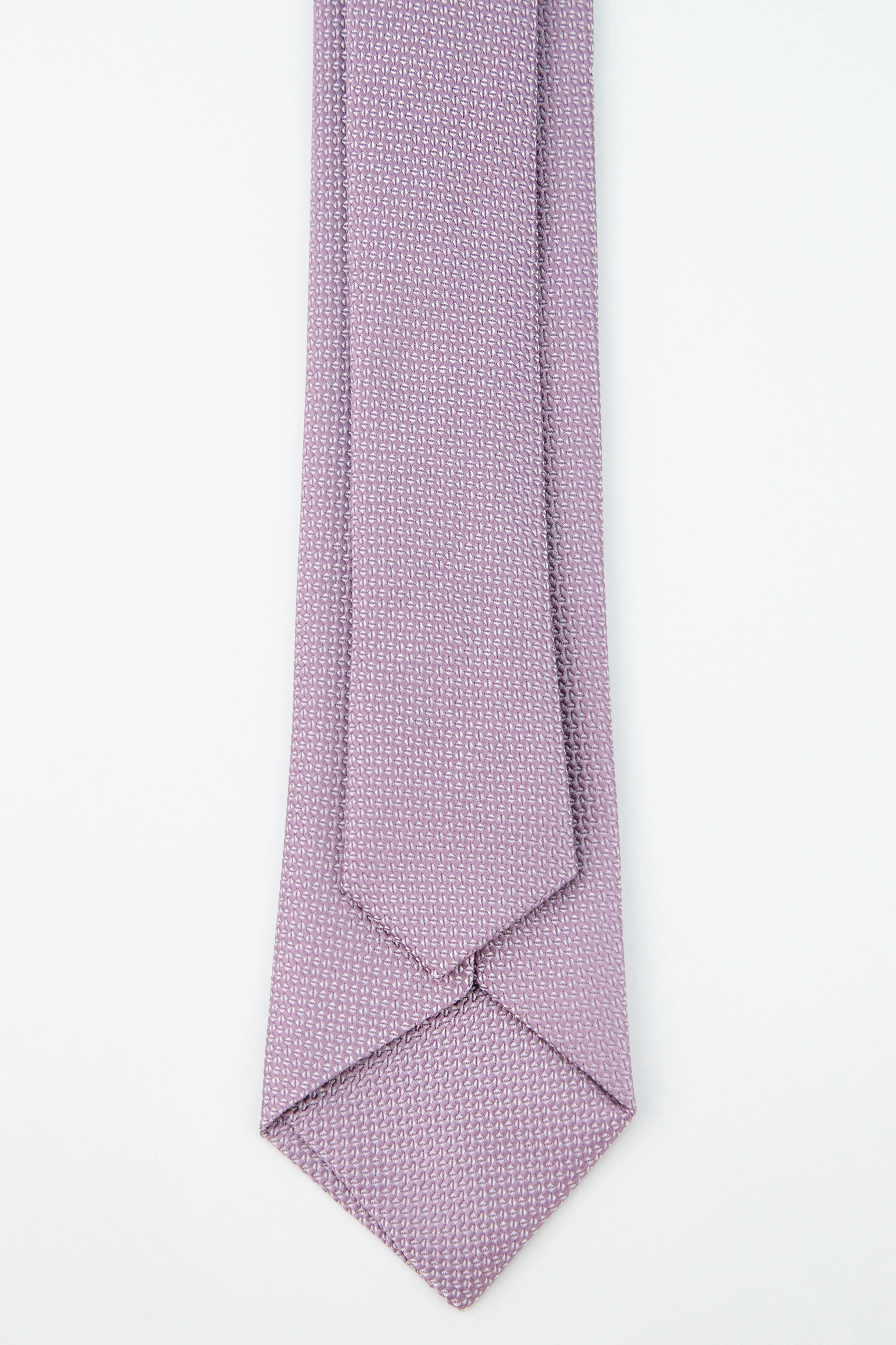 Boys' Oxford Weave Slim Tie Formal Neckwear - Lavender - Image 2