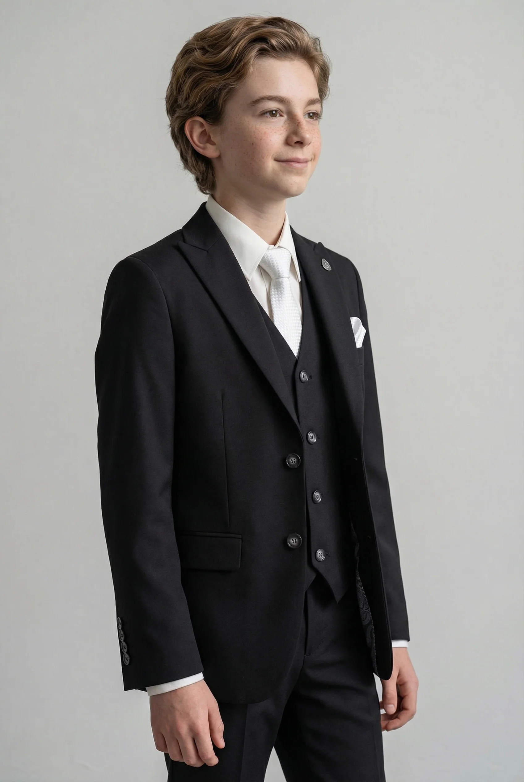 Boys Slim Fit Suit - JACK Black - Image 6