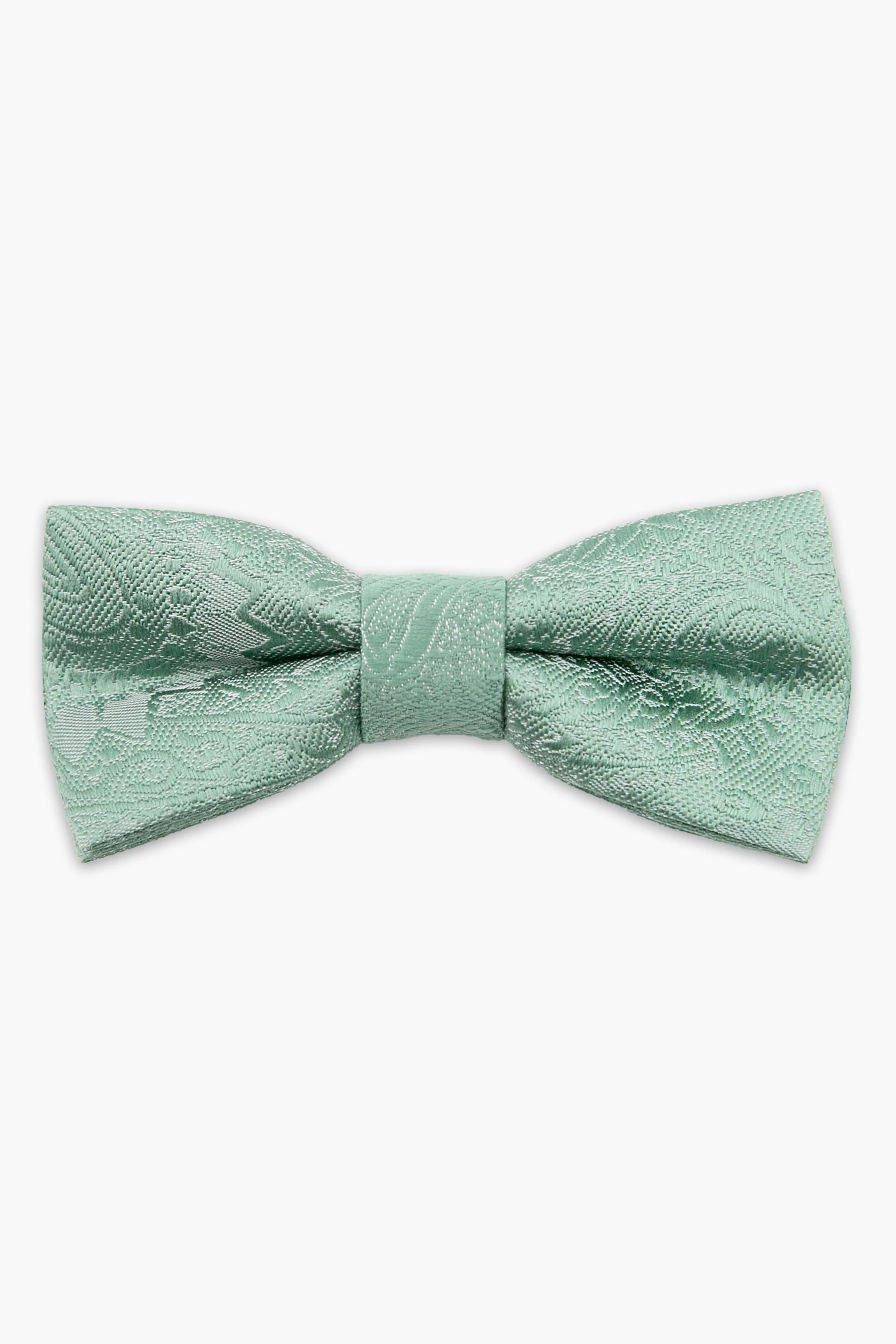 Boys’ Pastel Paisley Pre-Tied Dickie Bow Tie - Green