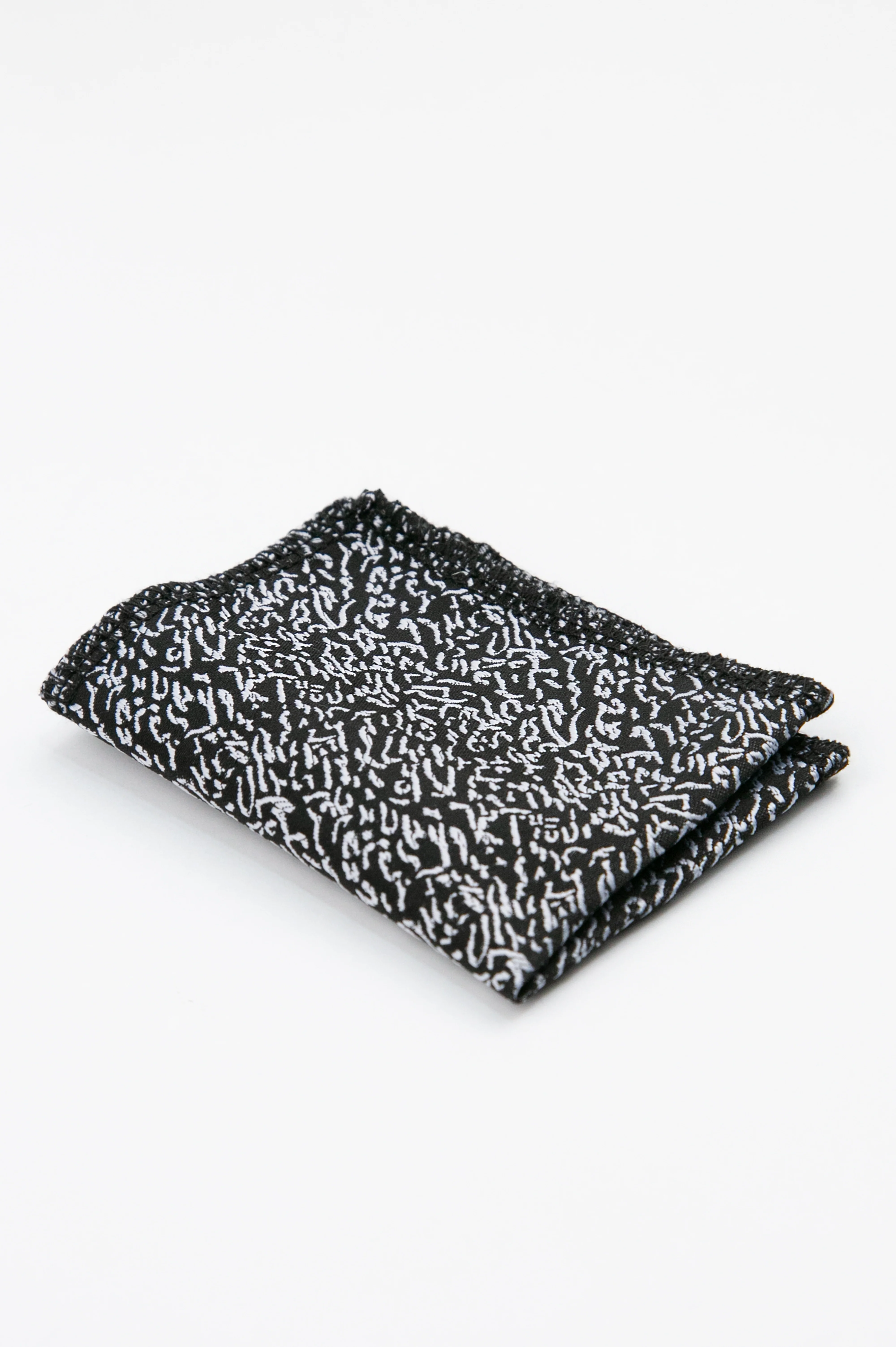 Boys’ Pebble Texture Slim Tie & Pocket Square Set - Silver - Image 5