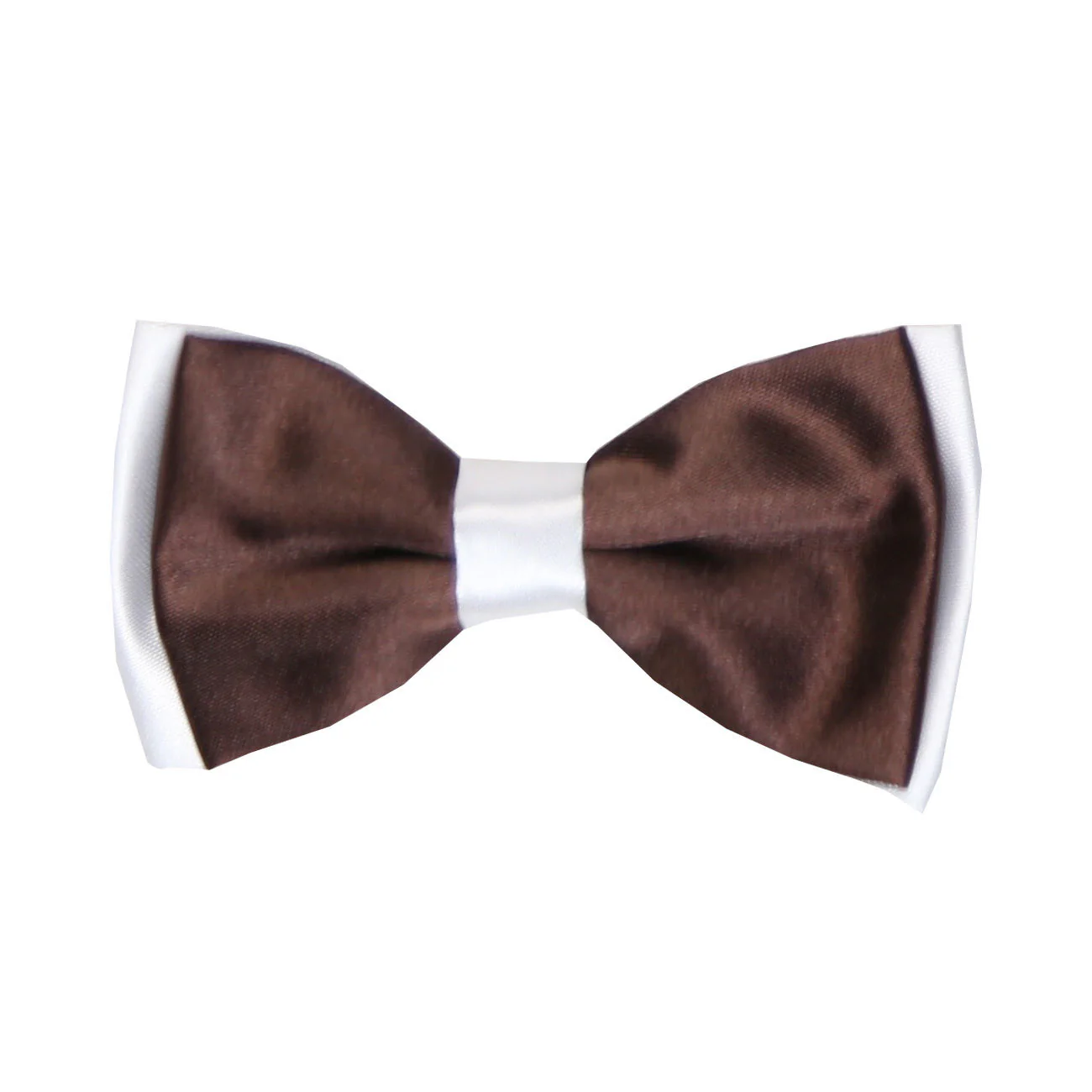 Boys Pre-Tied Adjustable Neck Strap Bowtie & Hanky Set - Black - White - Image 3