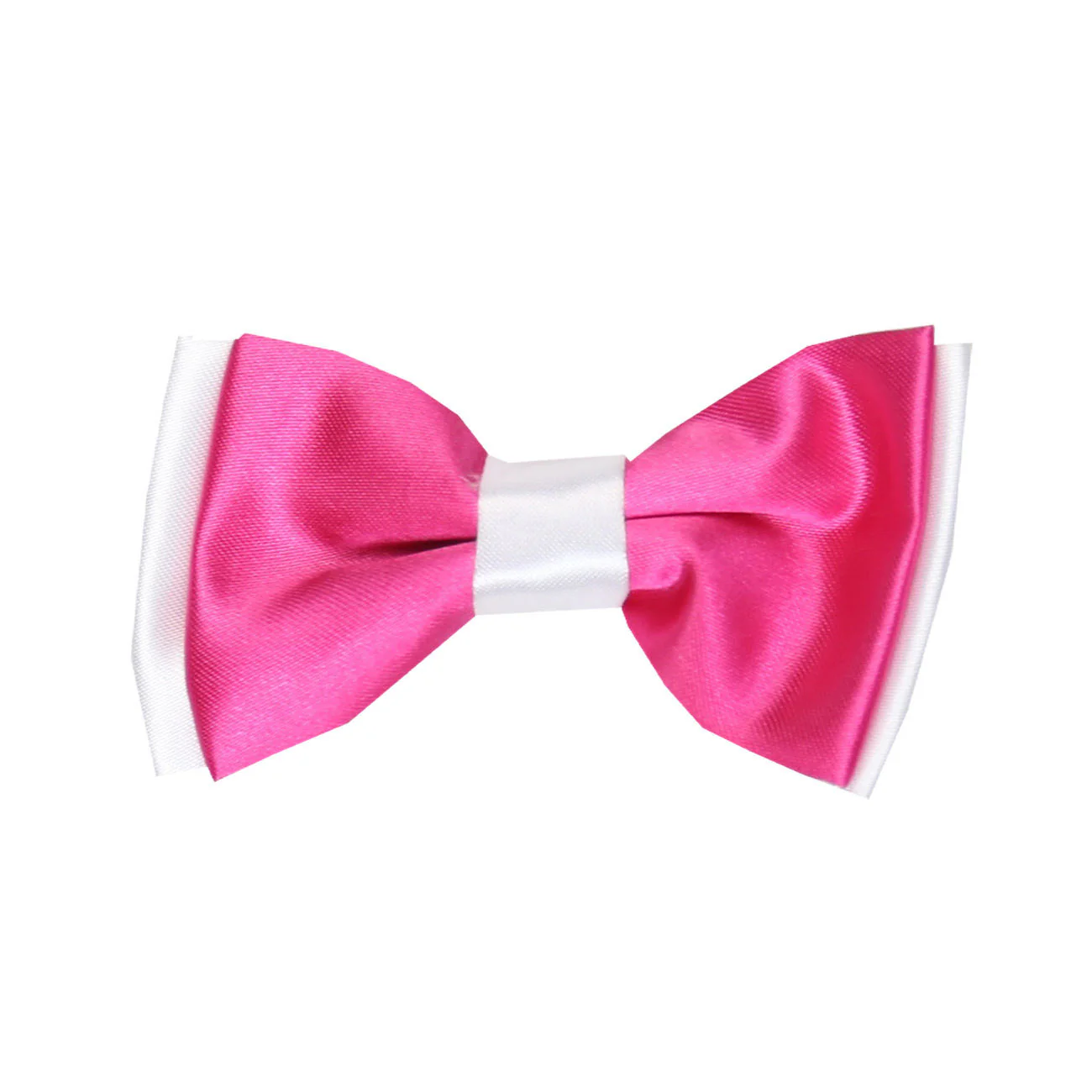 Boys Pre-Tied Adjustable Neck Strap Bowtie & Hanky Set - Black - White - Image 4