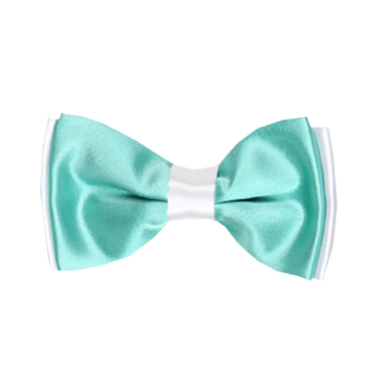Boys Pre-Tied Adjustable Neck Strap Bowtie & Hanky Set - Black - White - Image 5