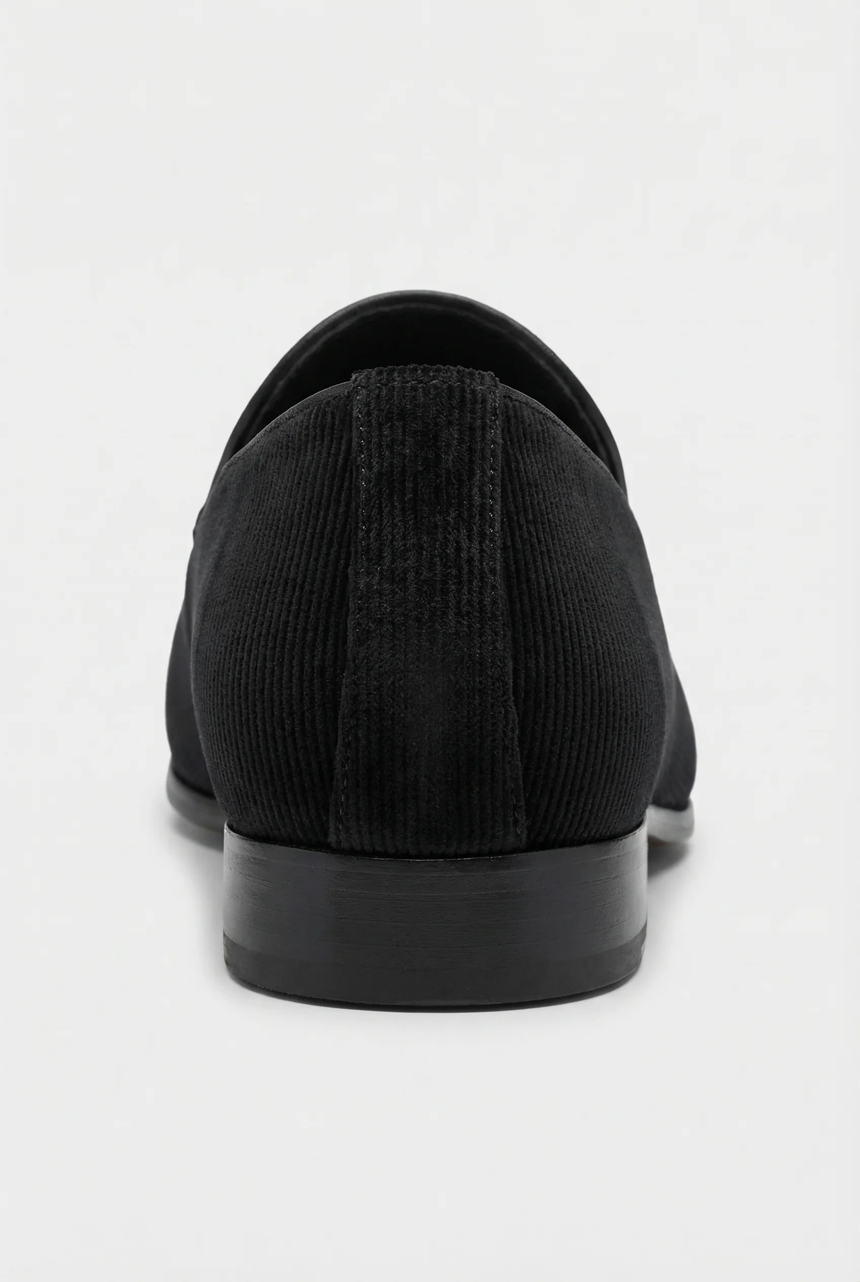 Boys Ribbed Velvet Loafer Shoes with Horsebit Detail - Davis Black - Image 4